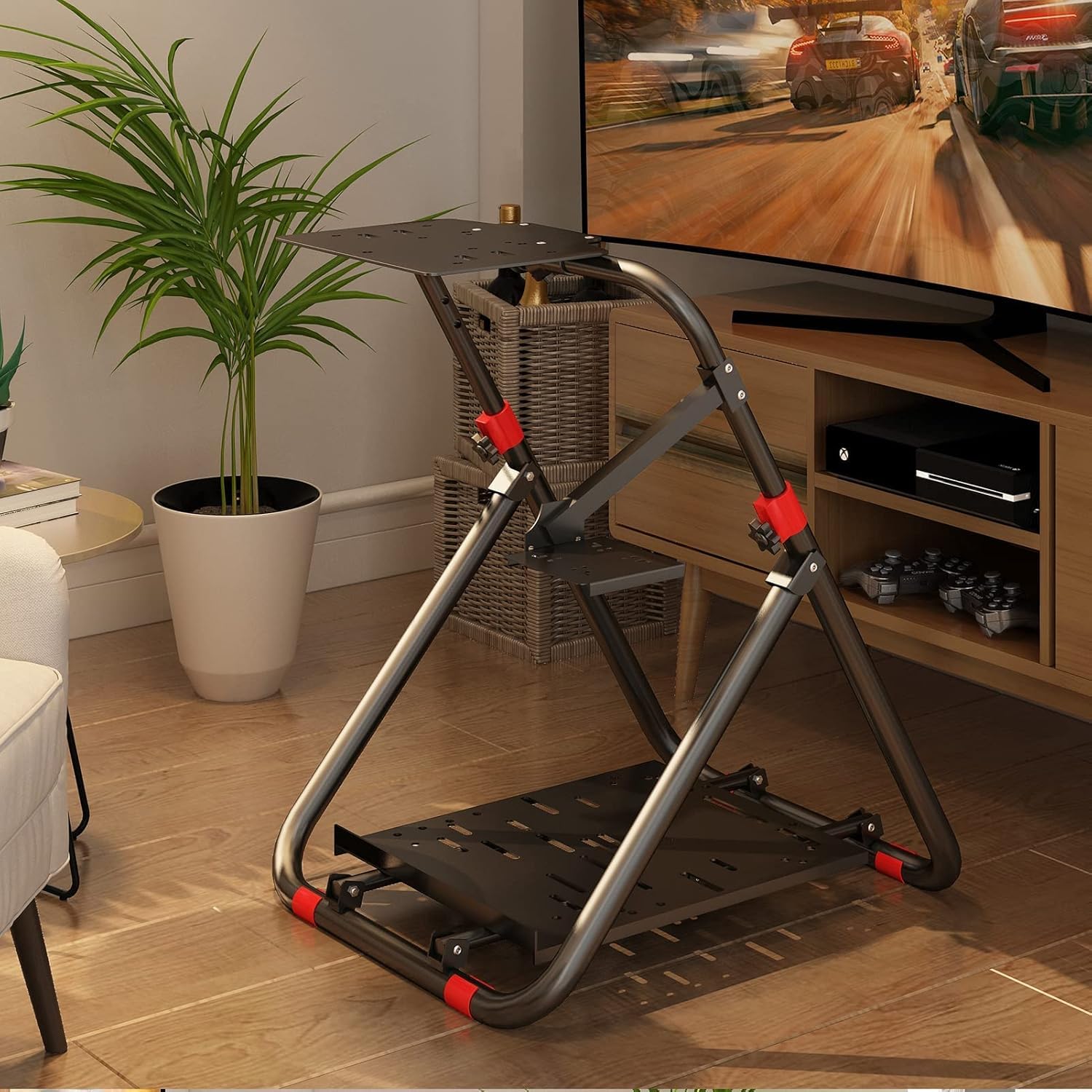 DIWANGUS Supporto per volante pieghevole per Logitech G923 G920 G29 G27 G25 Thrustmaster T248X T248 T300Rs TX T150 PS4 PS5 Xbox