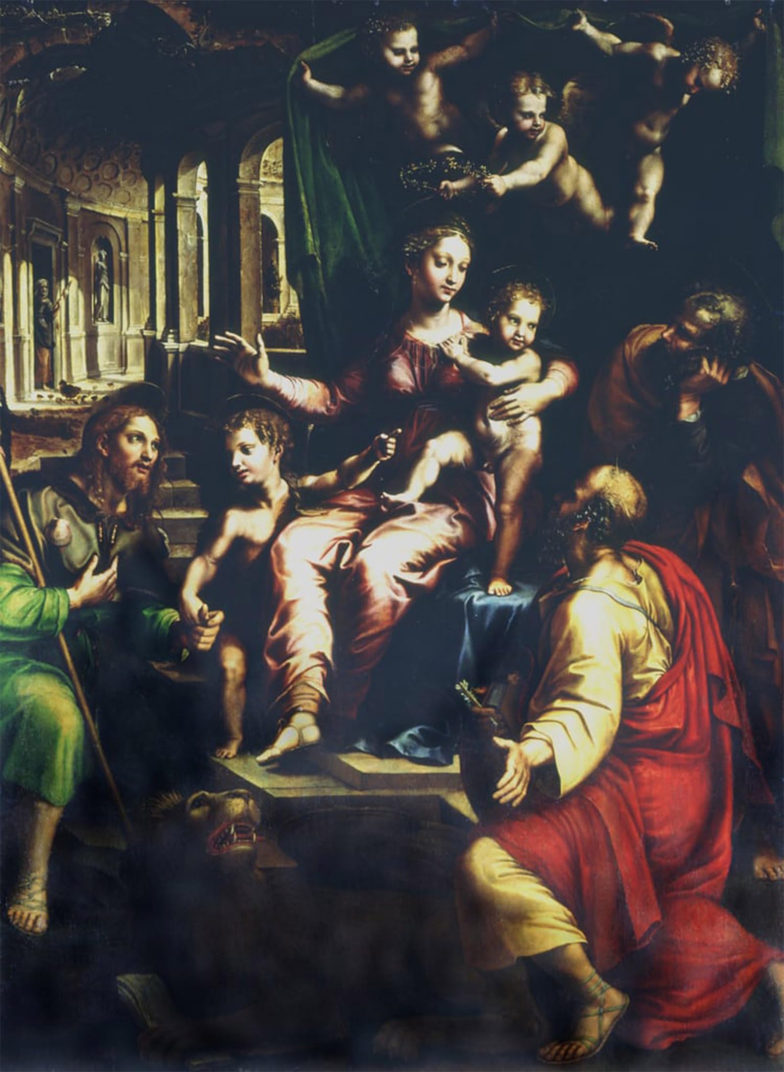 ARTXLXXBN Famous Print Painting Colorful Art Print Famous Paintng by Giulio Romano Canvas Art Decorations for Home Decor 60x90cm