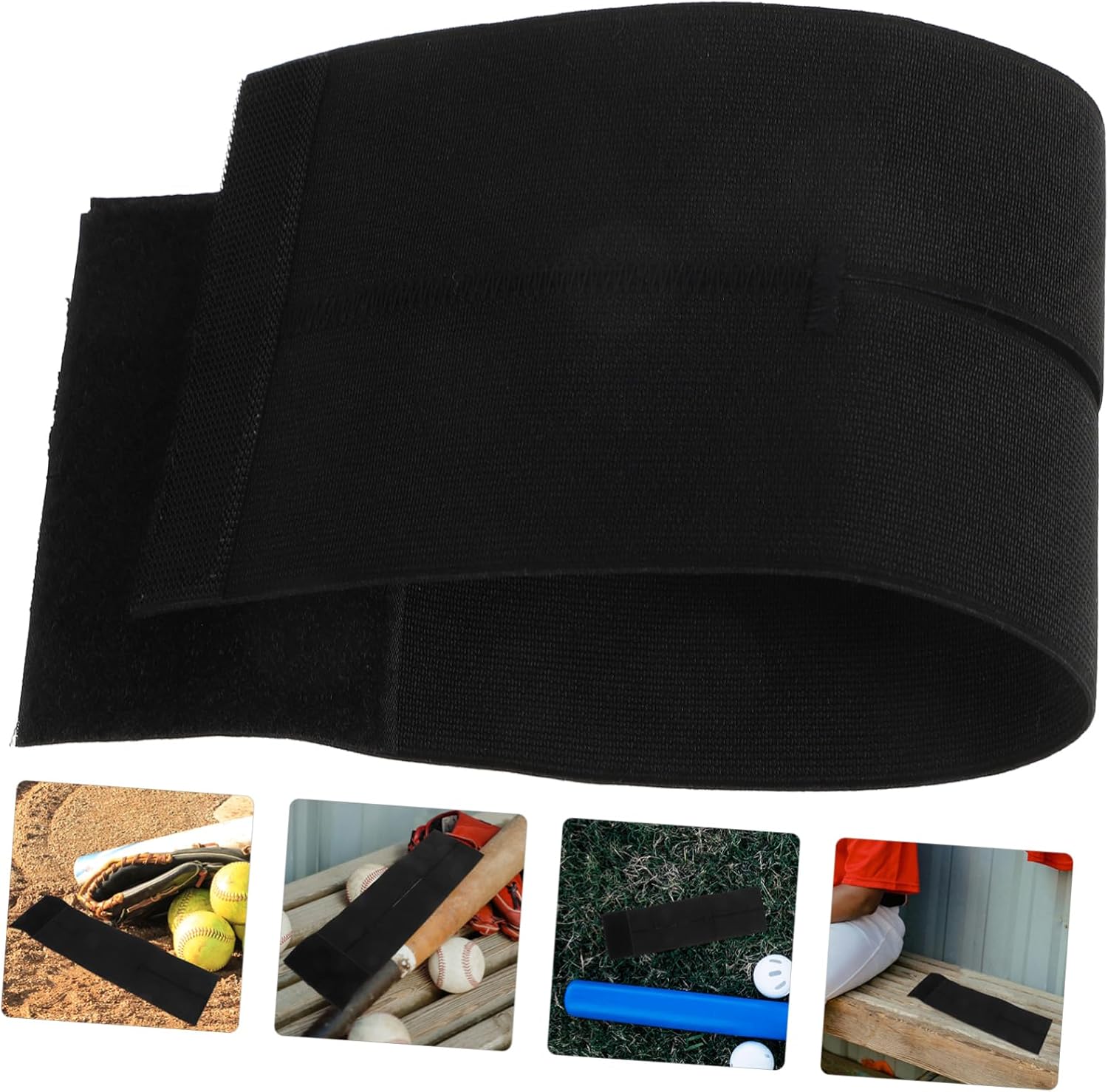 Toddmomy Baseball Gloves Strap Elastic Band and Openhole Design for Enhanced Grip Durable Wrap for Catcher Gloves Baseball Equipment for Protection