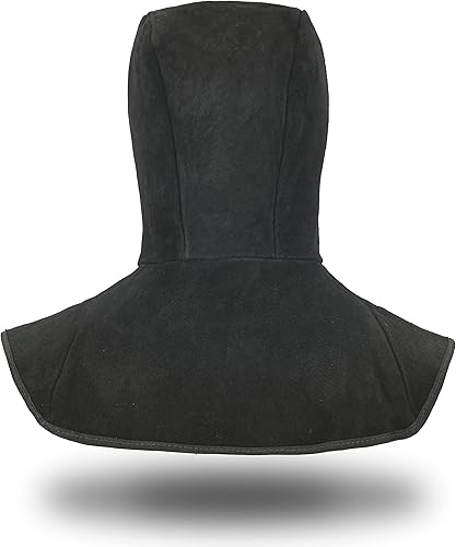 Miniatura 3 de Leaseek Capucha de soldadura, tapa protectora ignífuga de soldadura con cuello y hombro, accesorios para casco de soldadura, protección de cabeza
