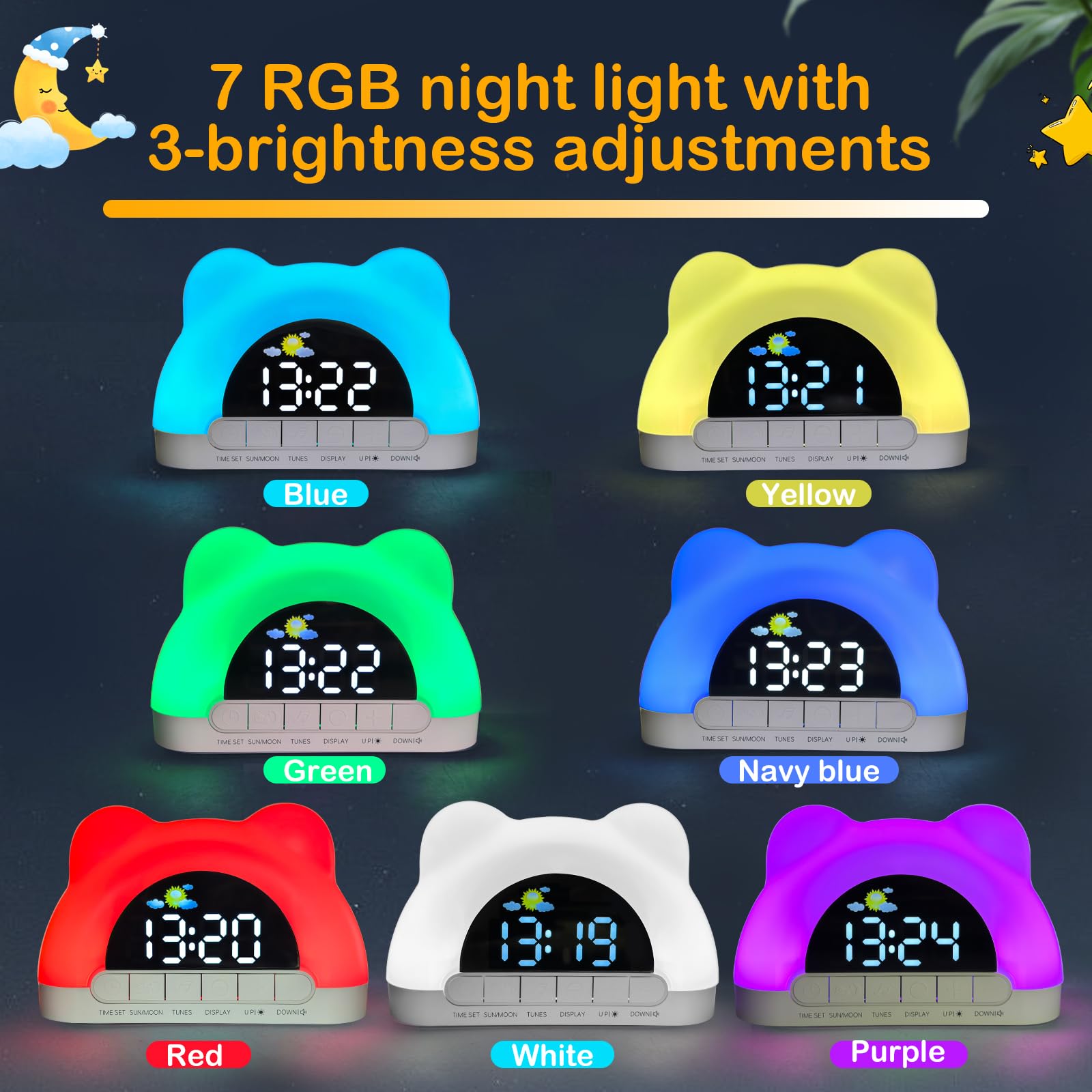 Seutgjie Toddler Sleep Training Clock - Image 2
