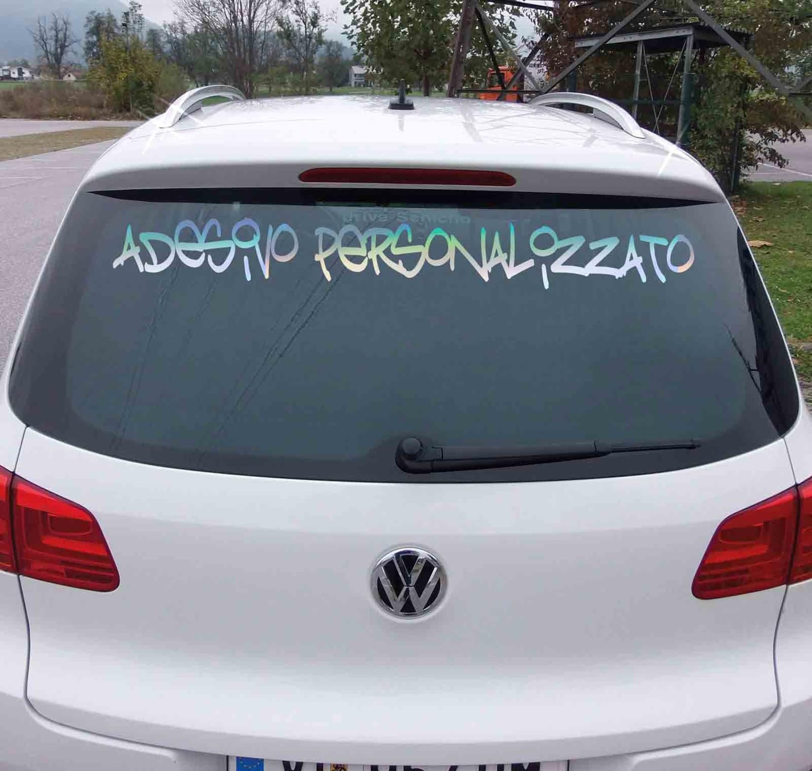 Adesivi personalizzati per auto e moto – Adesivo tuning racing scritta nome – Sticker decorativi impermeabili con testo personalizzato