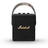 Stockwell II Portable Bluetooth Speaker, Black and Brass