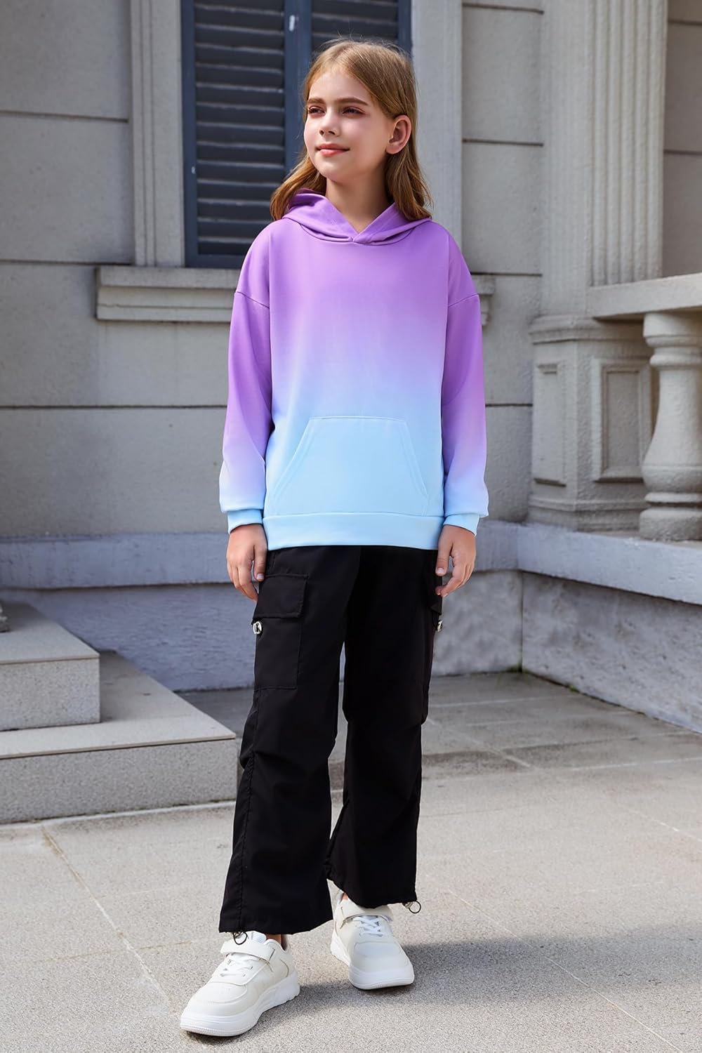 Cute Tie Dye Graphic Hoodies for Teen Girls Gradient Clothes for Girls - Image 5