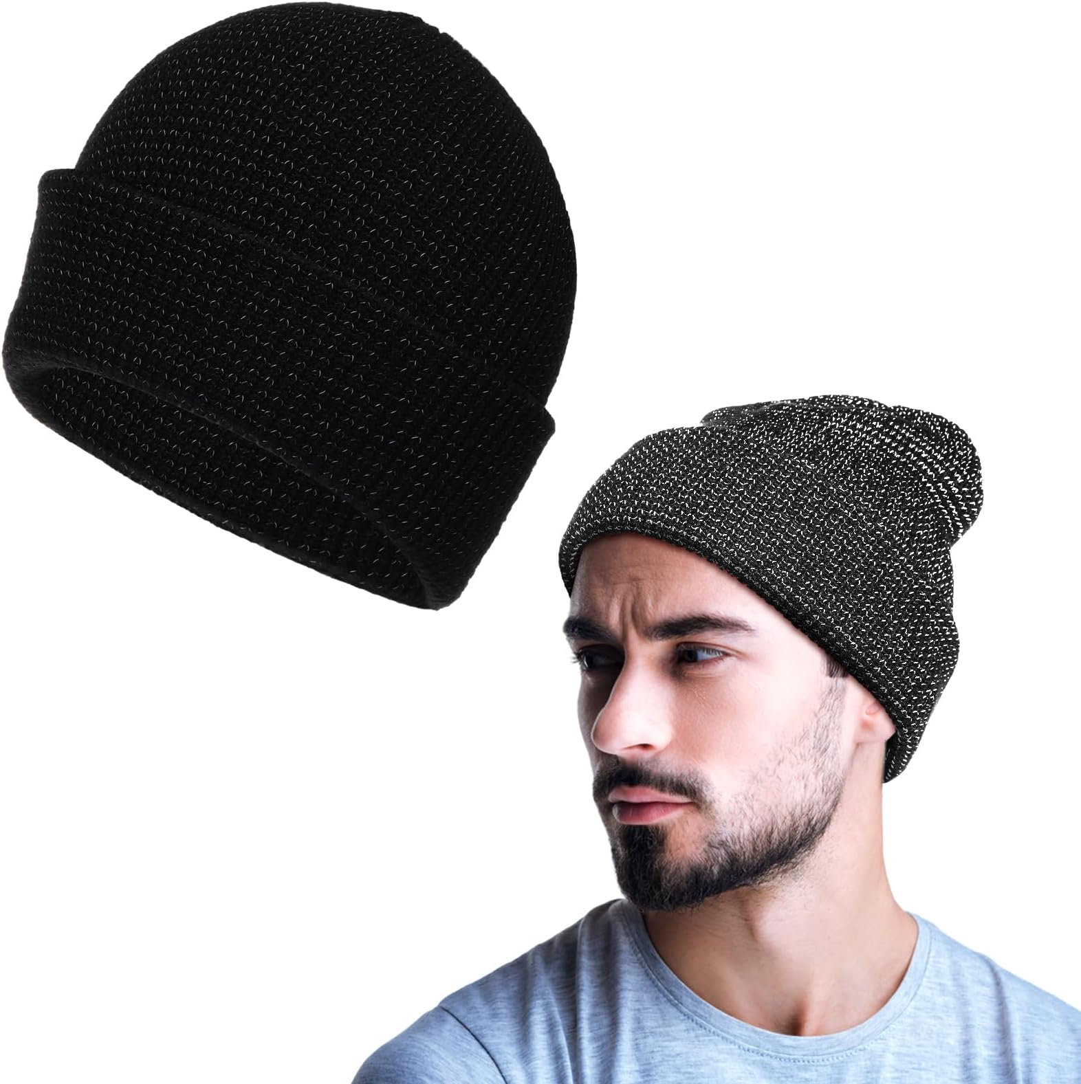 adidas reflective beanie