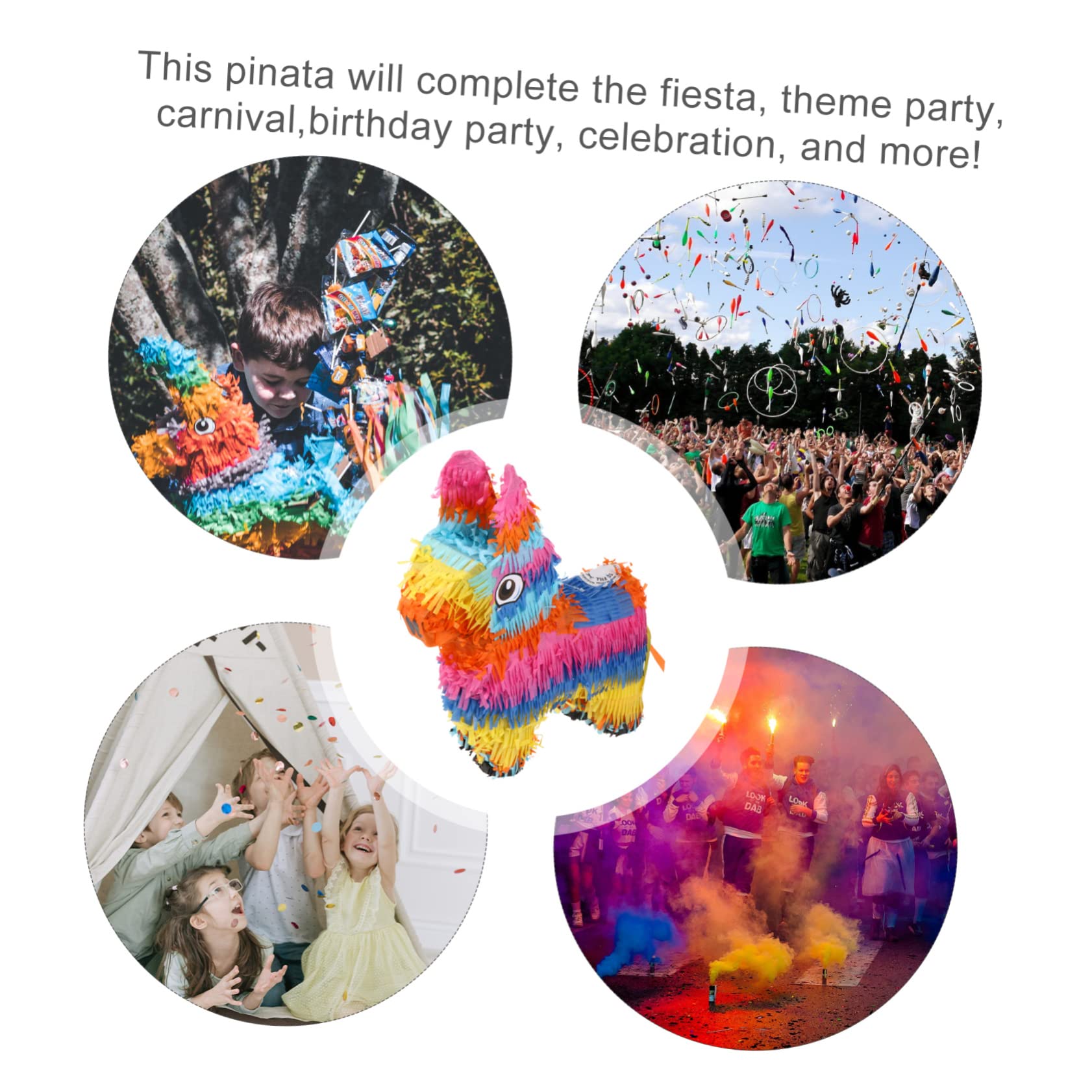 Pinata Cartacea Riempibile di Caramelle per Festa Compleanno Ragazzo | Carta Ecologica Biodegradabile, Forma Creativa, 1 Pezzo, Decorazione per Fiesta, per Ragazzo Ragazza e Ragazzi