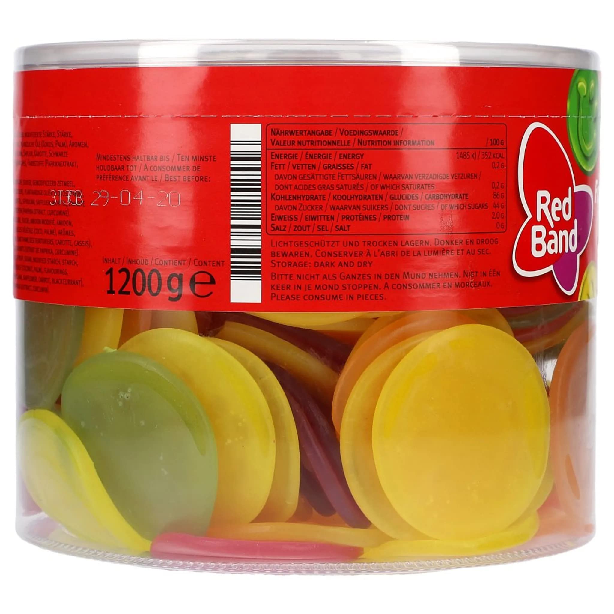 Red Band Fruchtgummi-Smile Dose : Amazon.ca: Grocery & Gourmet Food