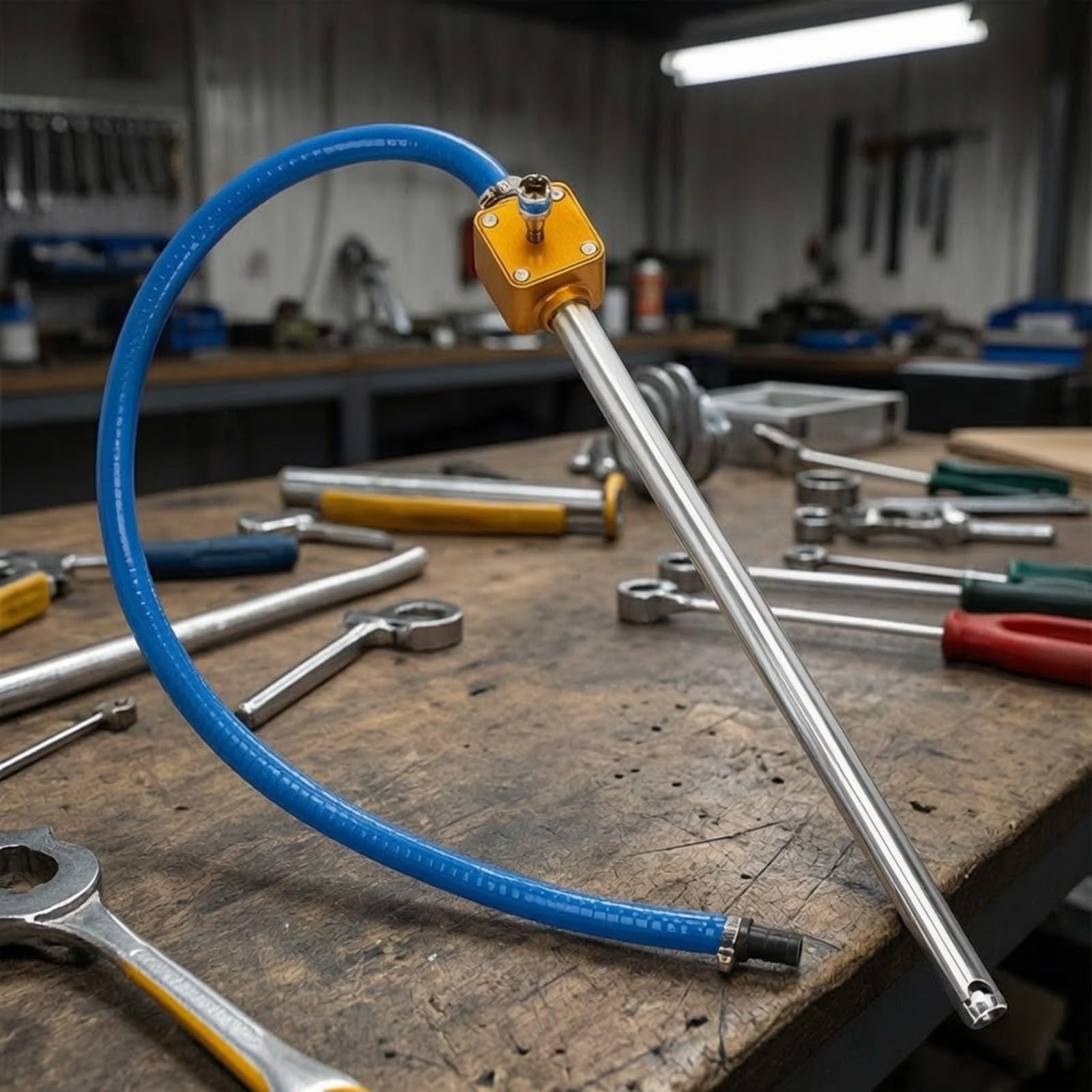 Amagogo Bomba Aceite con Tubo cción | Flexible, Bomba Extractora líquidos con tubo flexible, para r, Garaje, Mecánicos