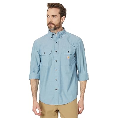 Carhartt Loose Fit Midweight Chambray Long Sleeve Shirt Men