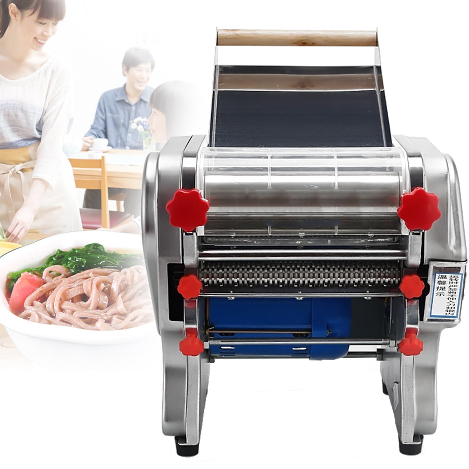 GLJTUO mixers for baking Stand Mixer Commercial Bakery Pasta Maker Machine Electric Desktop Dough Sheeter Cutter Machine Home Automatic Small Scale Noodle Making Machine with 2,180