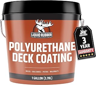 Liquid Liquid Rubber Deck Coating - Waterproof, Flexible Sealant