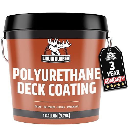 Liquid Rubber Polyurethane Deck Coating – 10X Stronger Than Traditional