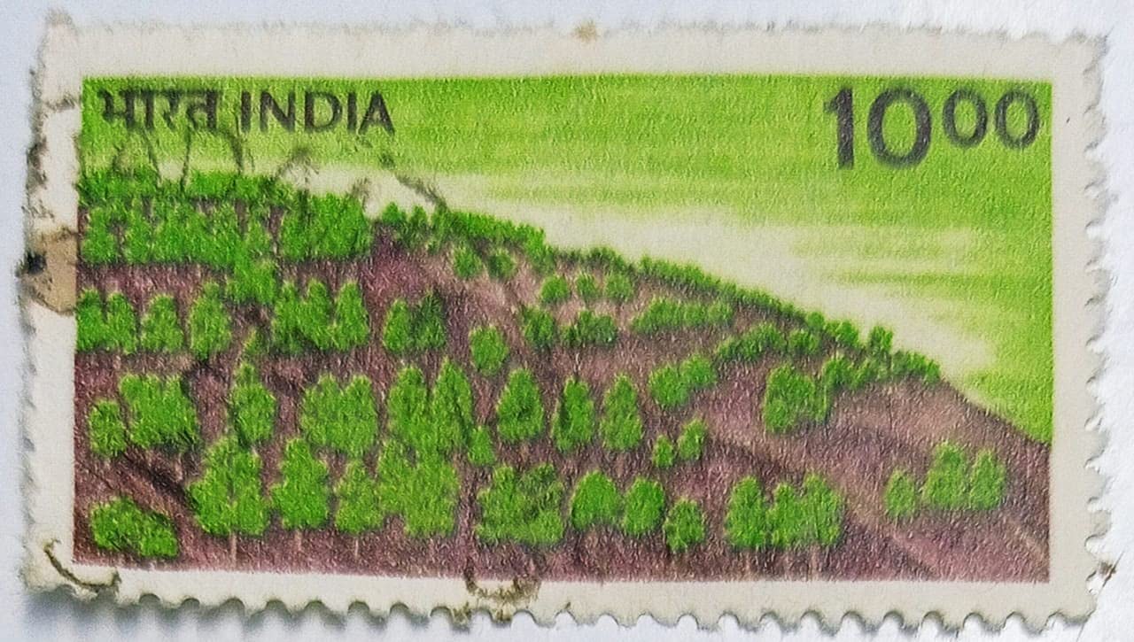 ARC Antiques 50 pcs / 1984 "Afforestation" 6th Definitive Series Used Stamps