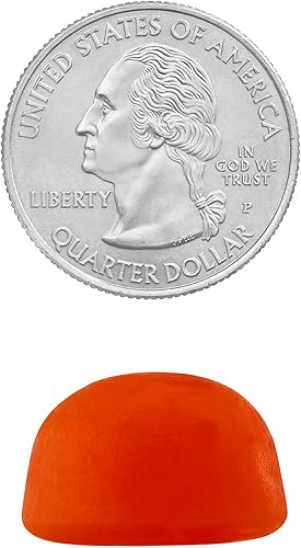 Miniatura 7 de SUREFECT Spring Valley Omega-3 de gomitas de aceite de algas a base de plantas para apoyo a la salud del cerebro y el corazón, naranja, 500 mg,