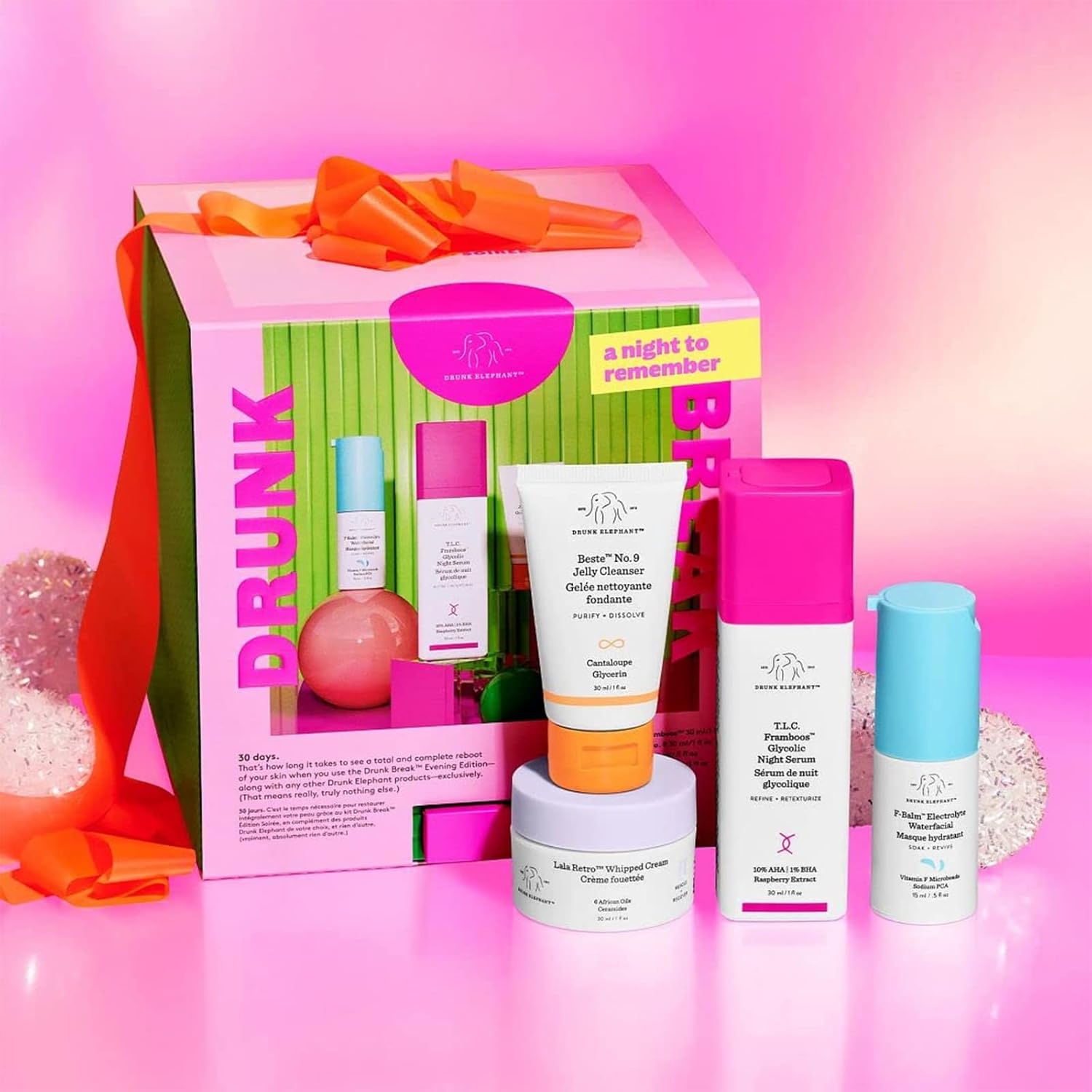 Buy Drunk Elephant Drunk Break A Night to Remember Night Kit T.L.C