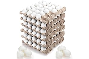 180 Pack White Plastic Dyeable Easter Eggs for All Your Artsy Needs