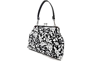 Gothic Floral Retro Kisslock Purse Shoulder Bag: The Epitome of Elegance and Functionality