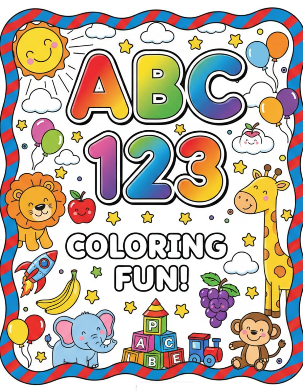 ABC 123 Coloring fun! (Coloring & Learning)