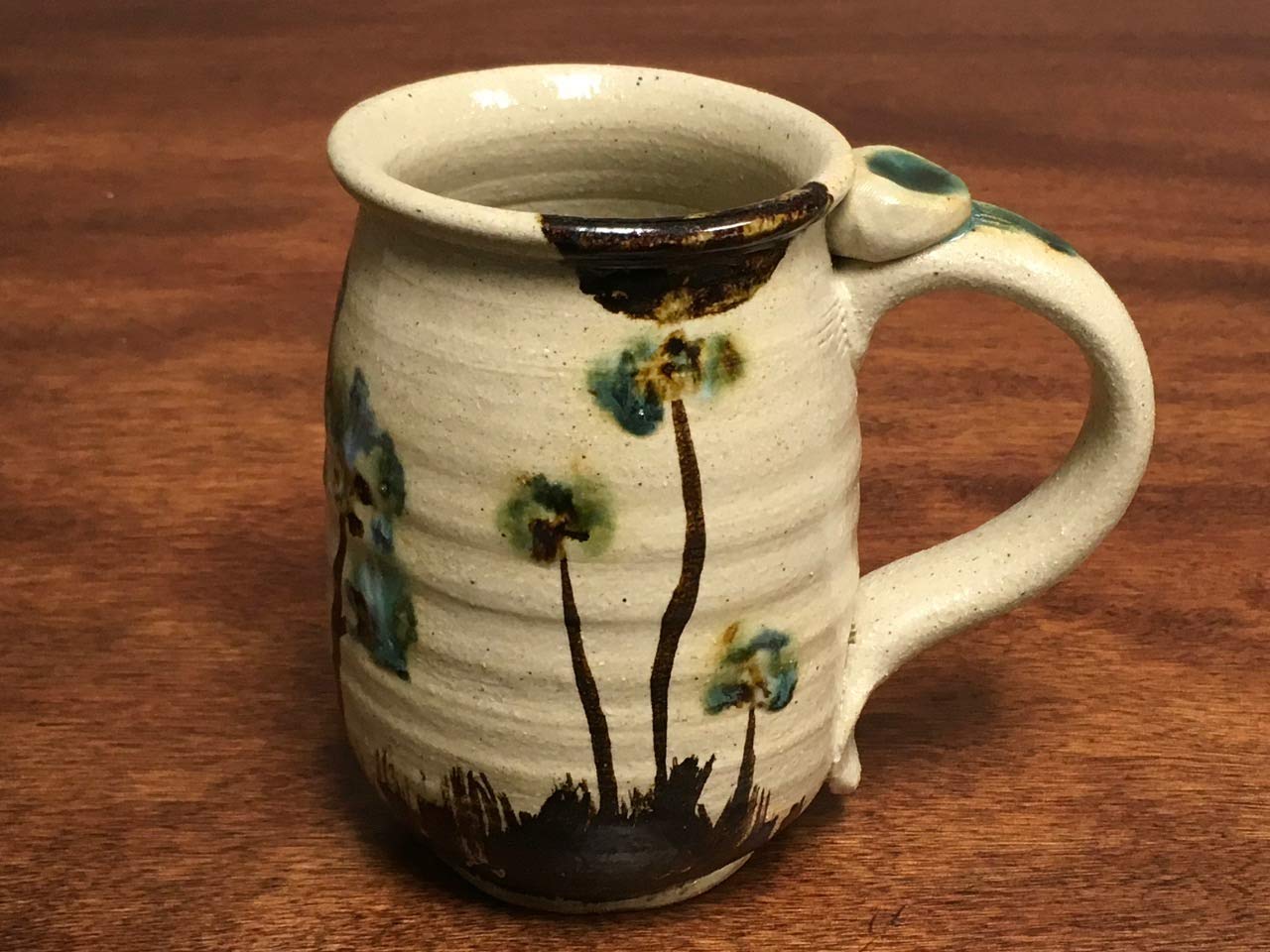 Large Experimental Pottery Mug, roughly 16oz size Handmade Products