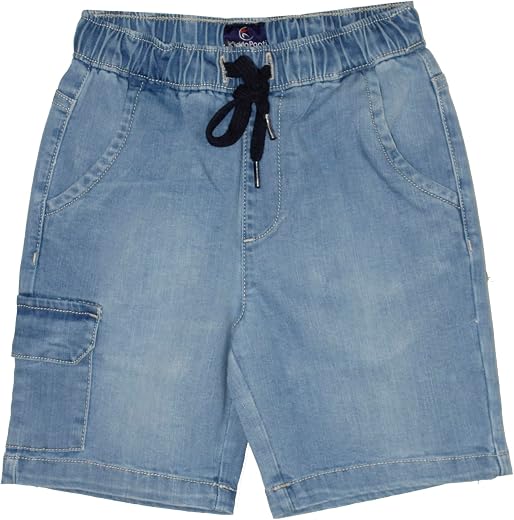 KiddoPanti Boys Denim Cargo Shorts