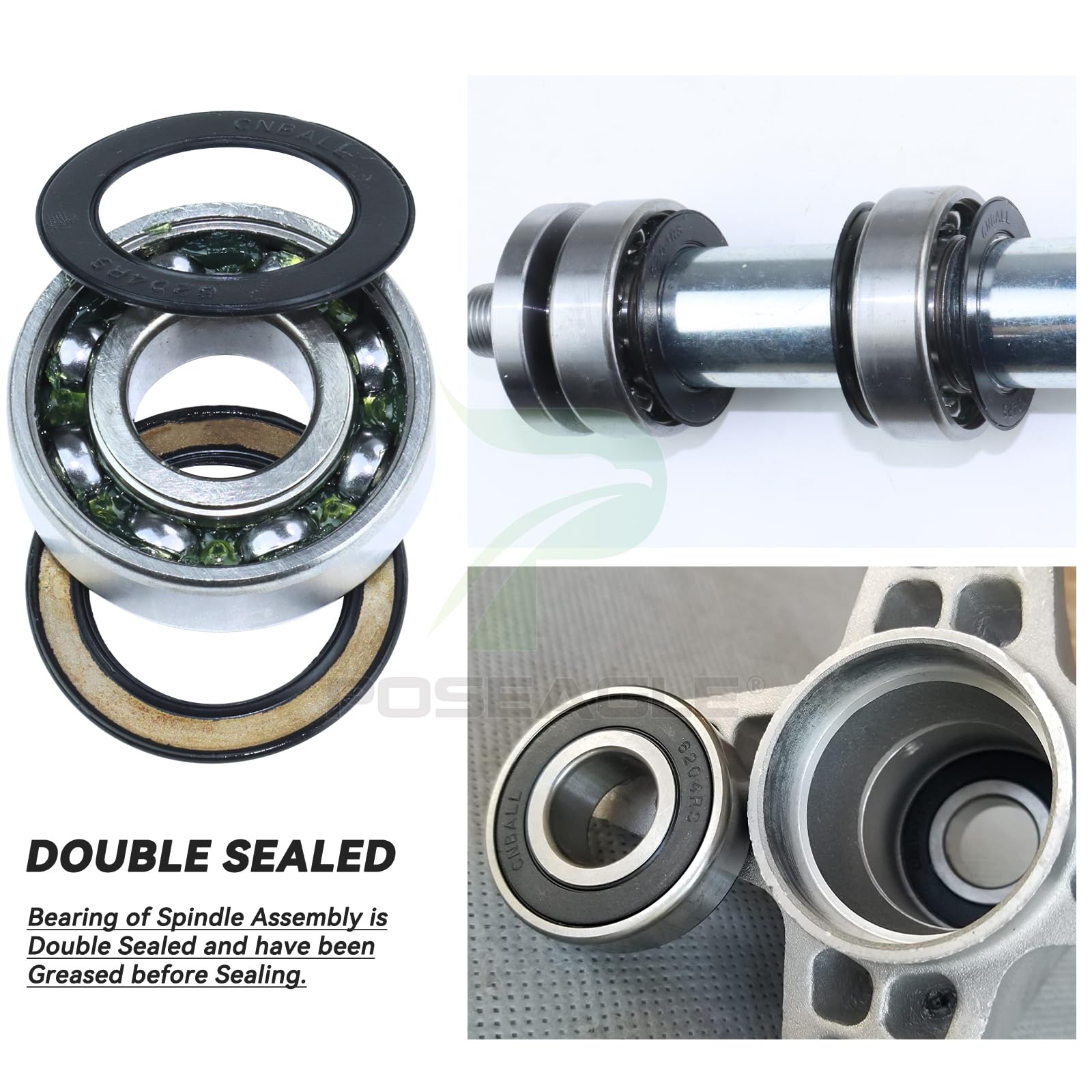 Amazon.com : POSEAGLE Pre-Greased 918-06981 Spindle Assembly with