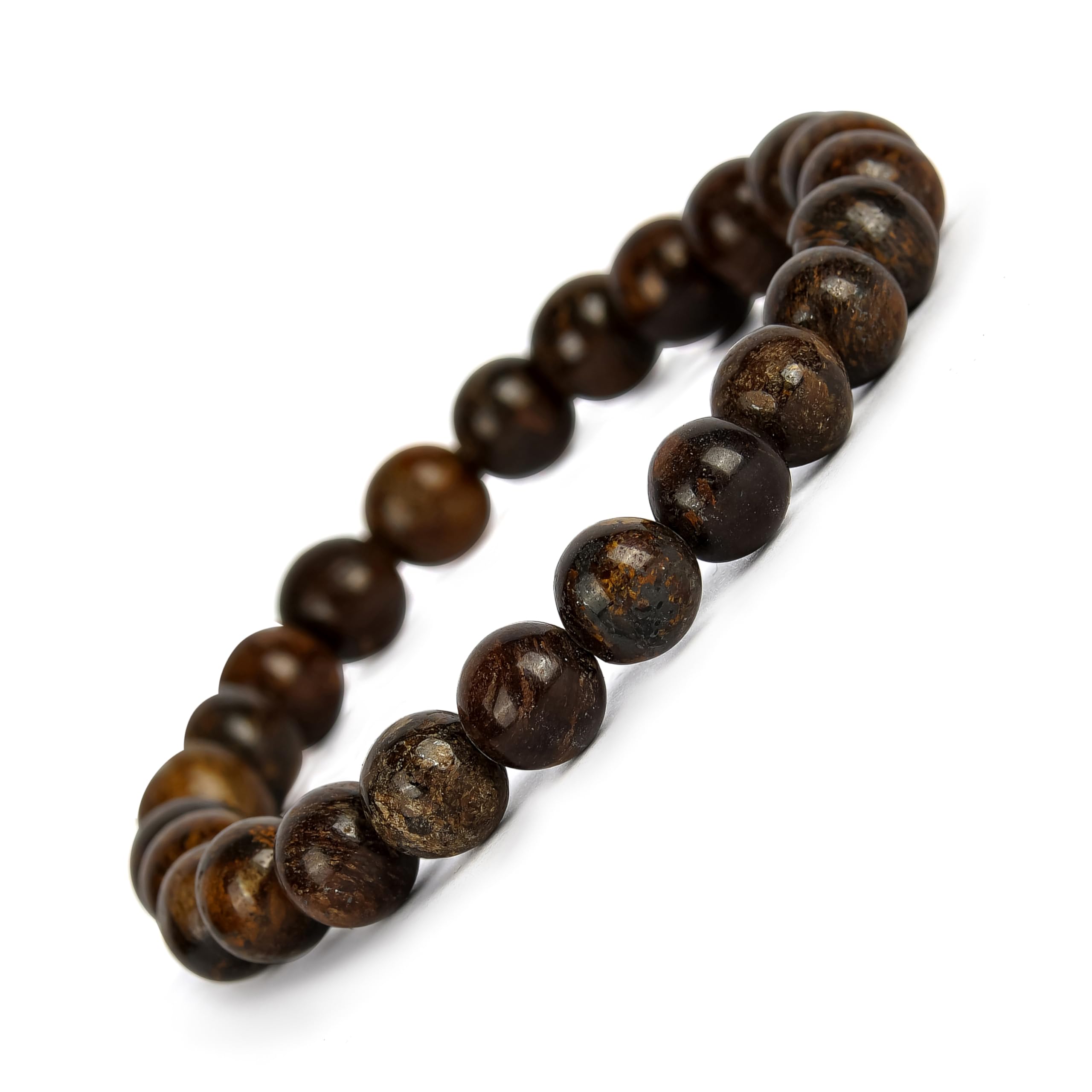GEMSMANTRA Natural Bronzite Bracelet for Men and Women | Lab Certified 8 mm Round Cut Beads | Unisex Healing Stone Bracelet for Grounding and Protection (B0CJ4WZ3ZQ) Amazon Price History, Amazon Price Tracker