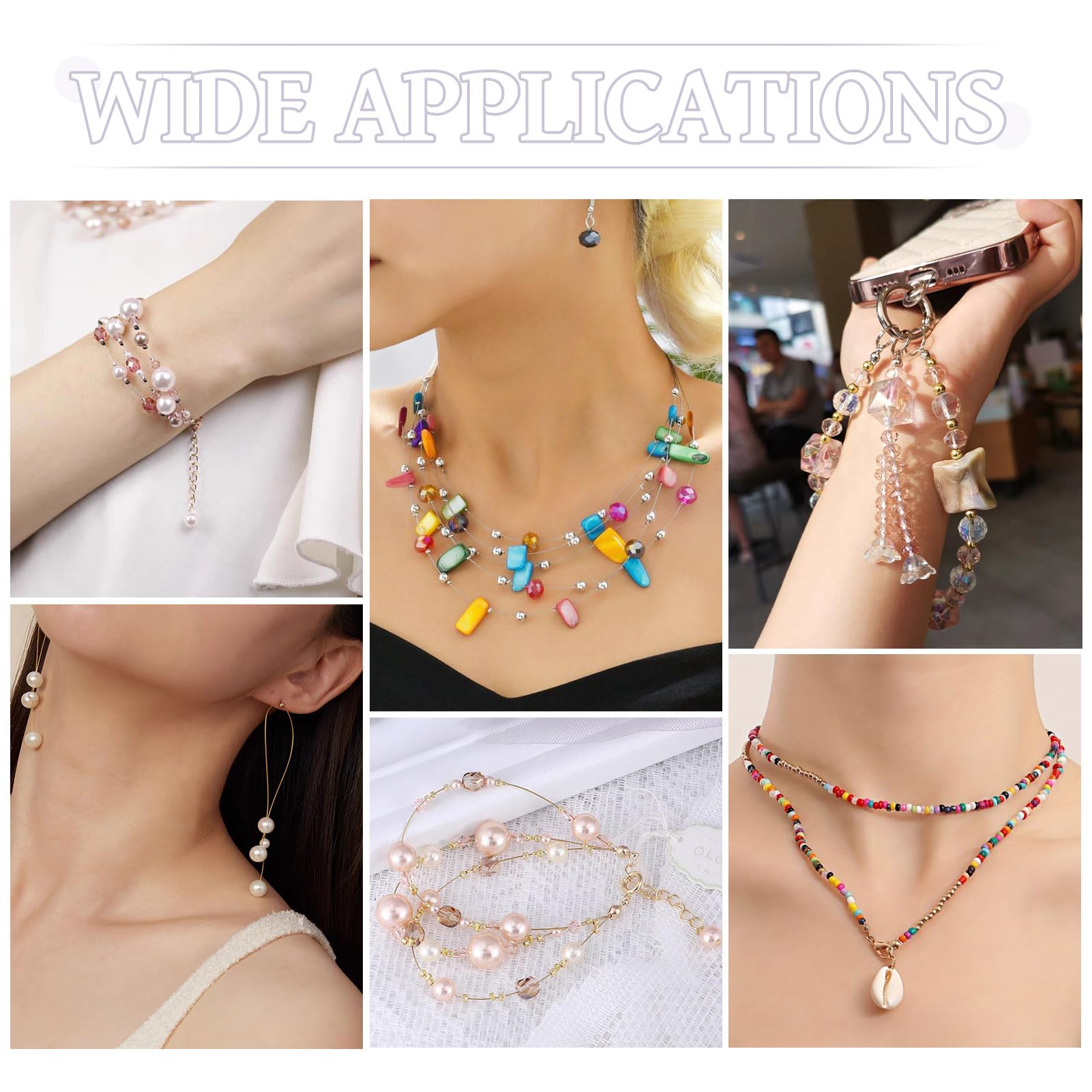 Craftdady 2 Rolls 0.38 mm Tiger Tail Wire for Jewelry Making Stainless Steel Bead Stringing Wire Metal Craft Wire for Necklace Earring Bracelet Making - Image 7