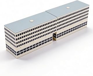 Airport Terminal Building Model Sets 1:400 Scale Architectural 3D Model Sets Plastic Airport Building Ornament for Adults Gifts Aviation Hobbyists Architecture Emthusiasts Building No.002