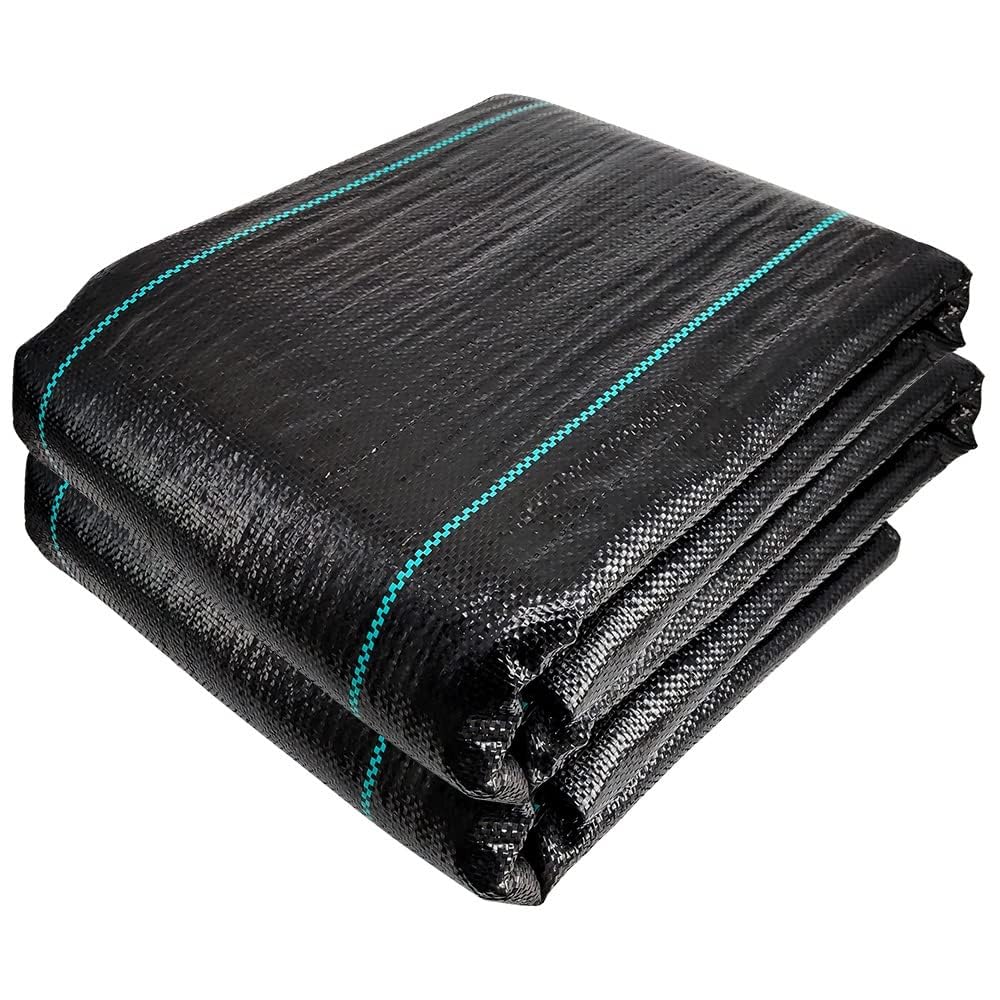 VEVOR 3FTx50FT Tessuto barriera contro le erbacce Premium Resistente 5 OZ, Tessuto per il