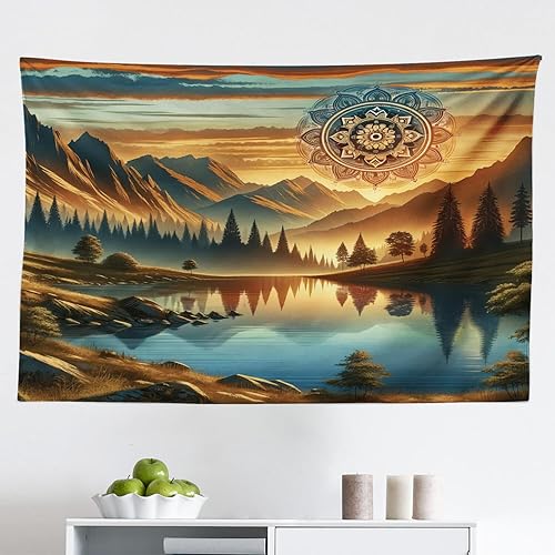 Miniatura 113 de Ambesonne Tapiz de la Torre Eiffel, tamaño Queen, imagen de la Torre Eiffel, París, Francia, coche vintage, calle, nubes oscuras, colcha colgante