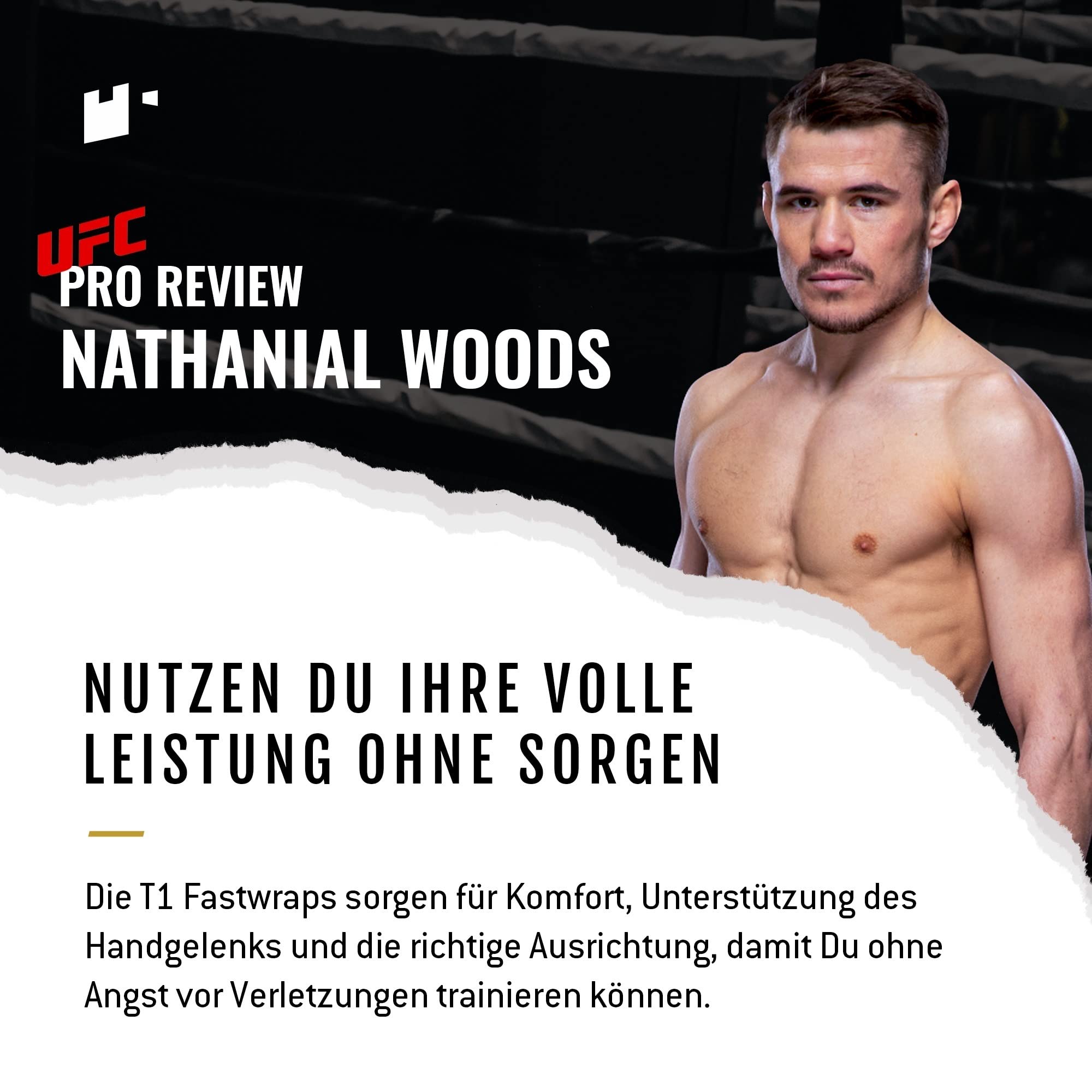Fortress Boxing Bandagen – T1 Fastwraps für Kickboxen, Muay Thai, MMA – patentiertes Design Handbandagen