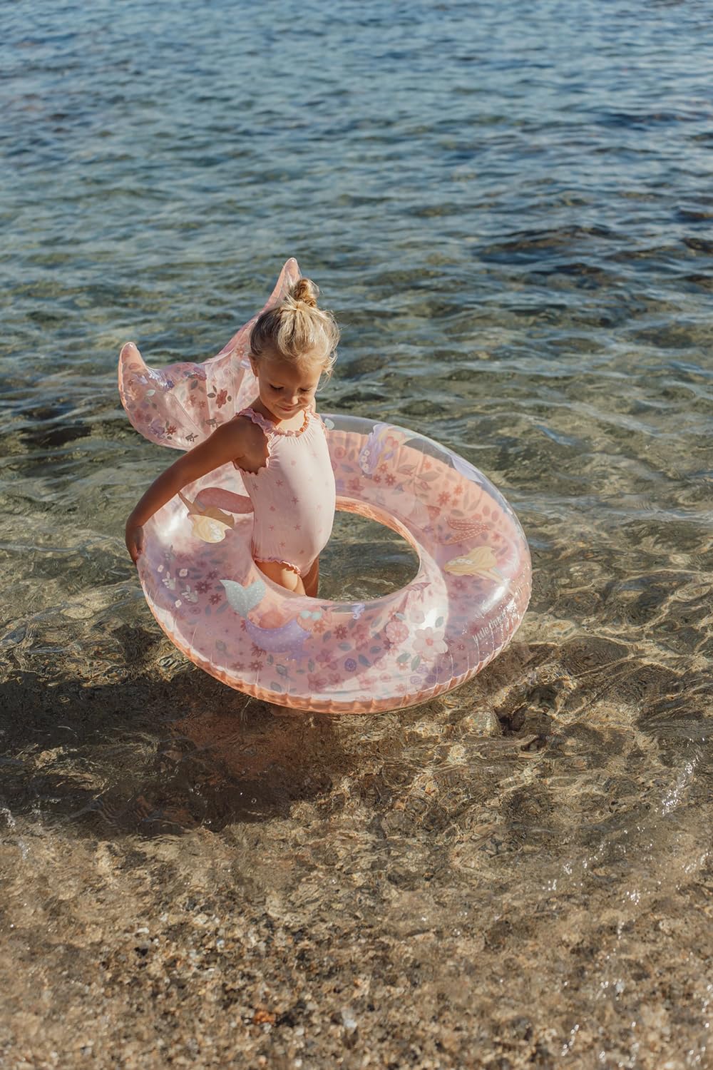 Little Dutch Dreamy Mermaid - Galleggiante gonfiabile per bambine dai 3 anni in su, colore: Rosa