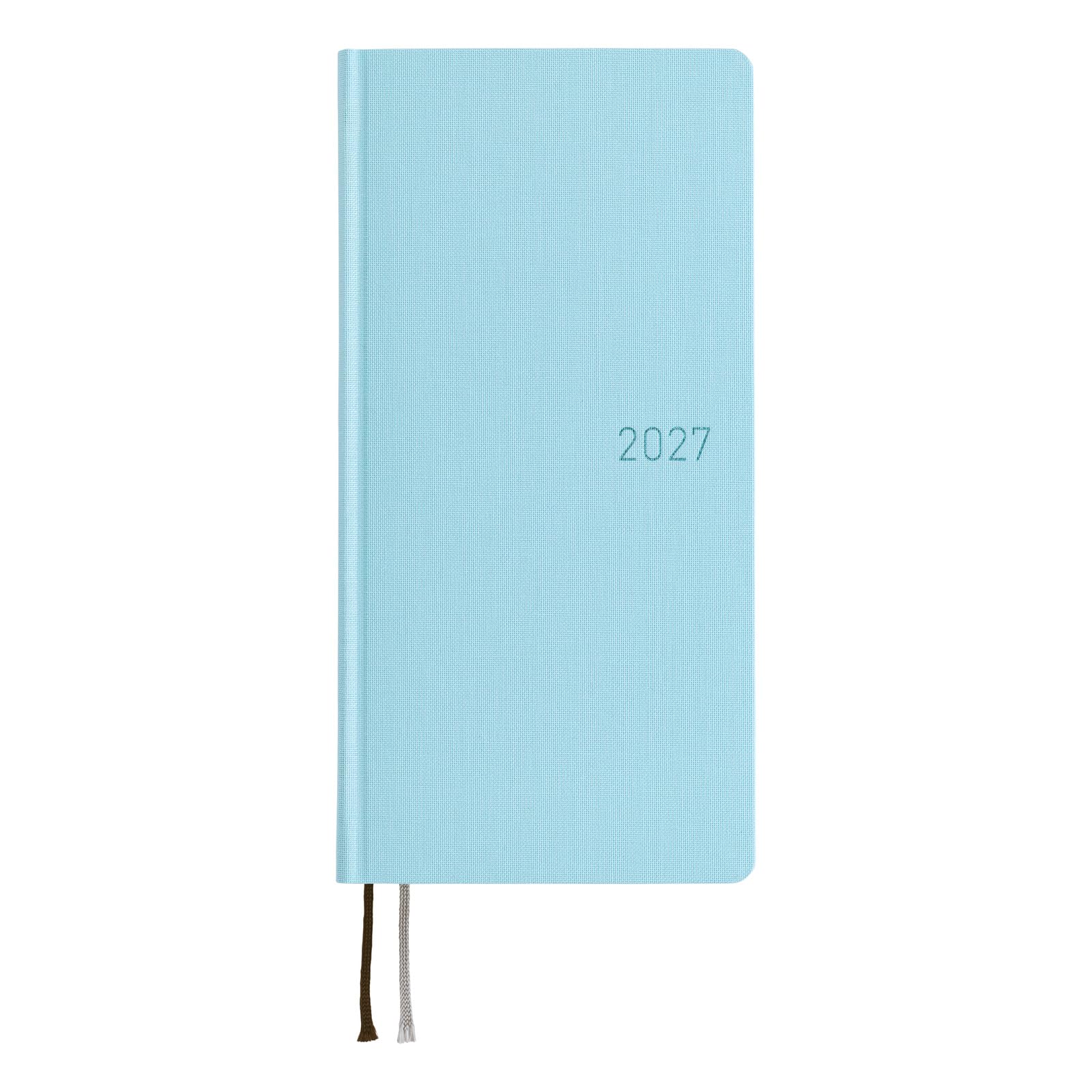 Hobonichi Techo 2027 Weeks MEGA – Colors: Sea Glass (English, Tall & Slim, January Start)