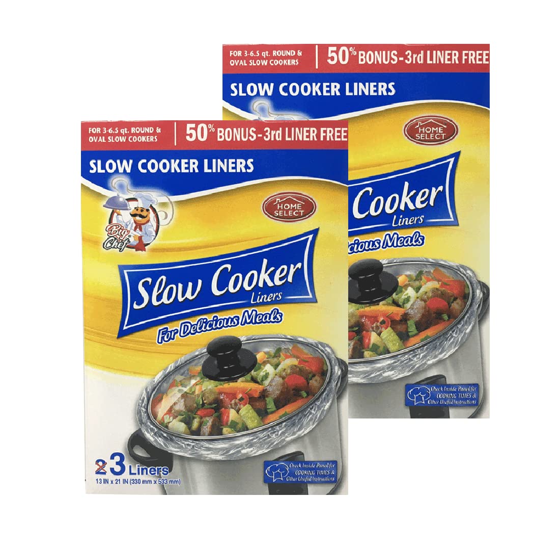 Slow Cooker Liners Home Select 6PC
