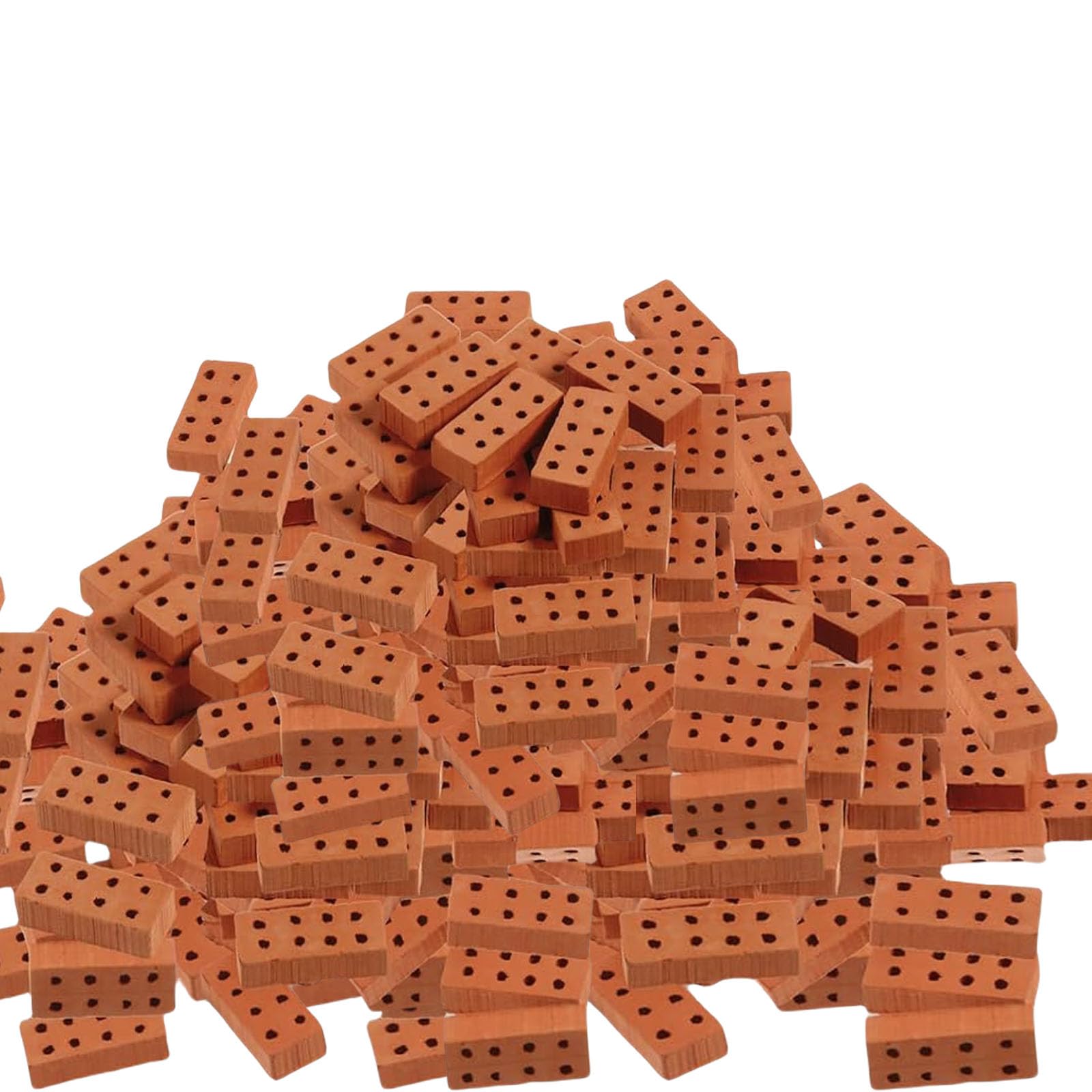 120 Pcs Mini Bricks,Tiny Bricks Model Brick8 Hole Building Bricks Diy Dollhouse Garden Ornament Home Decor Tiny House Mini Bricks Are Used For Landscape Beautification.