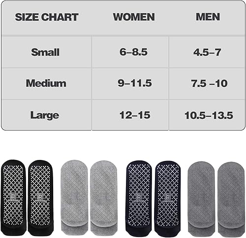 Miniatura 7 de unenow Calcetines antideslizantes unisex con cojín para yoga, pilates, barre, hogar y hospital