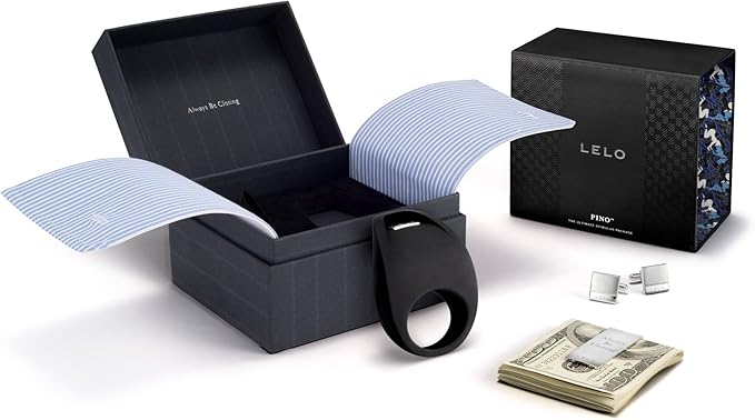 LELO PINO Anillo Vibrador para el Pene Black: Potente Juguete ...