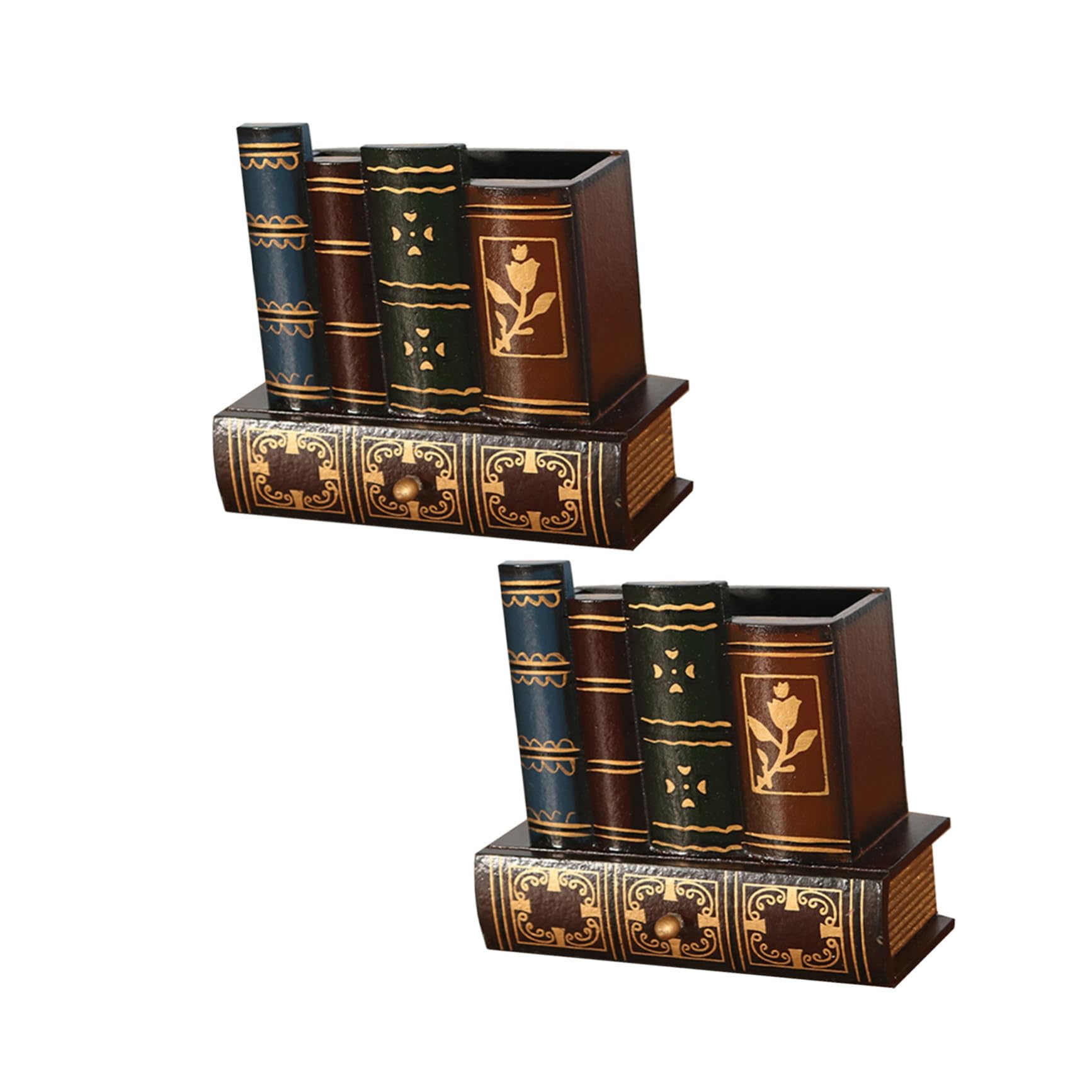 Boîte de rangement bois vintage pour éliminer le désordre de votre bureau