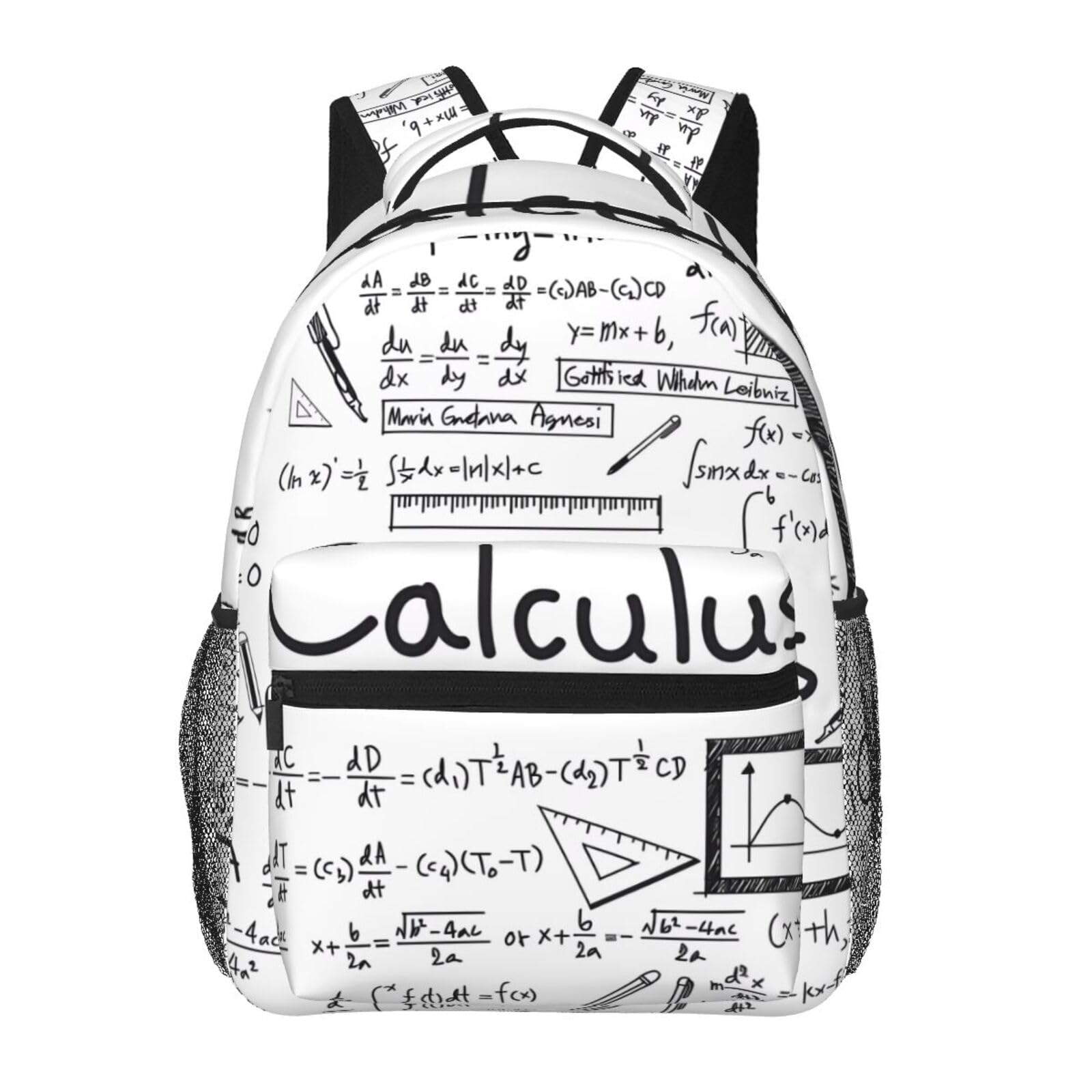 Sac à dos décontracté léger noir DEHIWI Math Geometry pour ordinateur - 8