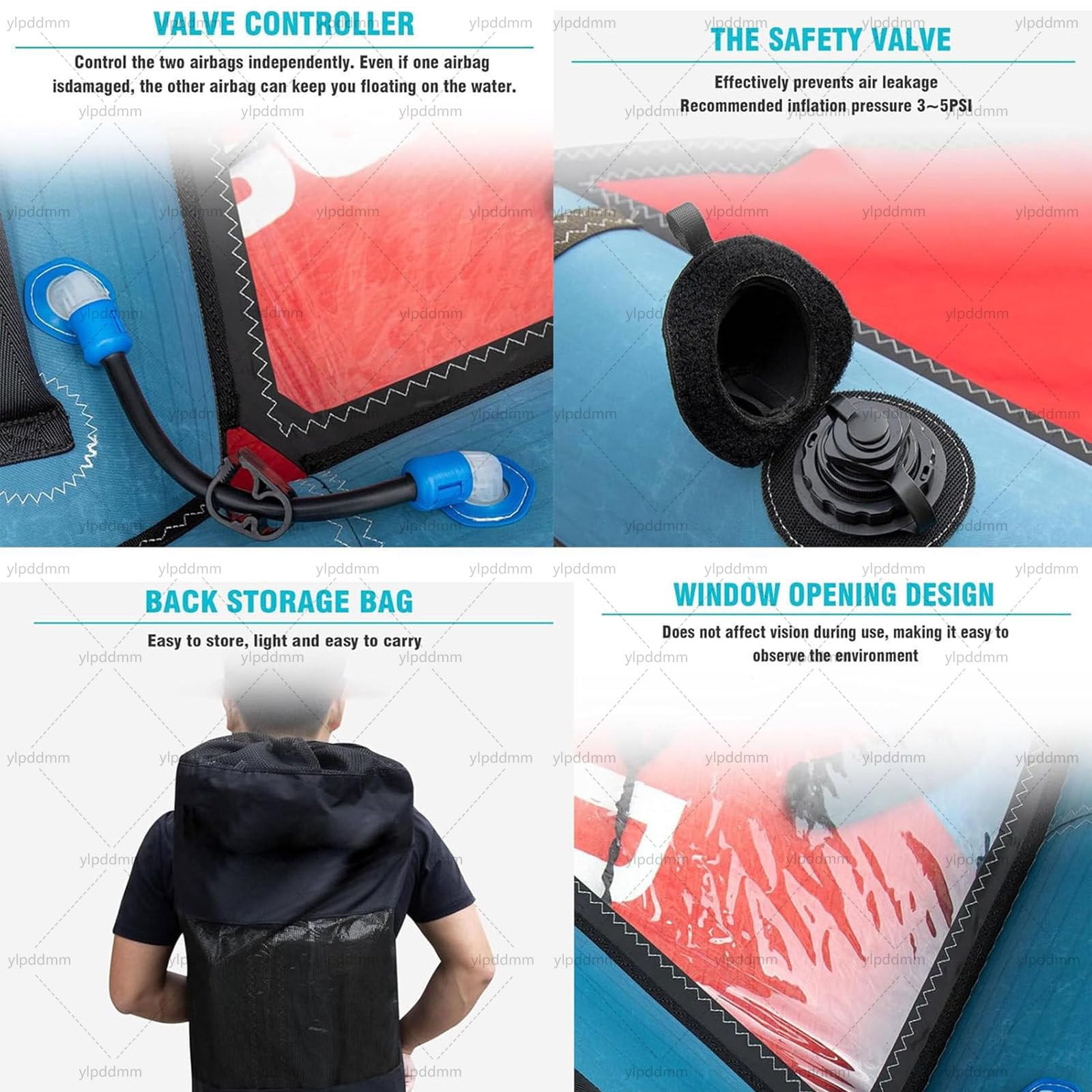 Voile de Windsurf, Planche Gonflable avec Base Rotative à 360° | Professionnelle Voile de Kitesurf Gonflable (Pompe Incluse) — Pour le Surf, l'Exploration et les Loisirs Nautiques