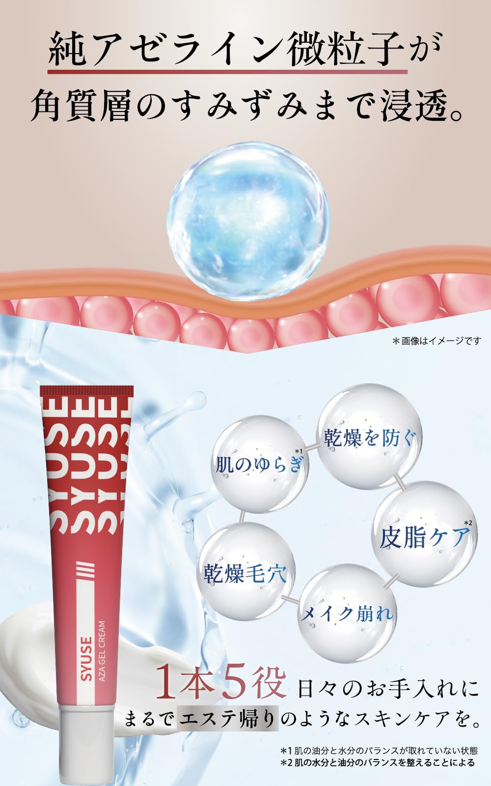 Amazon | 【純アゼライン酸15%配合】SYUSE 高濃度 アゼライン酸 AZA