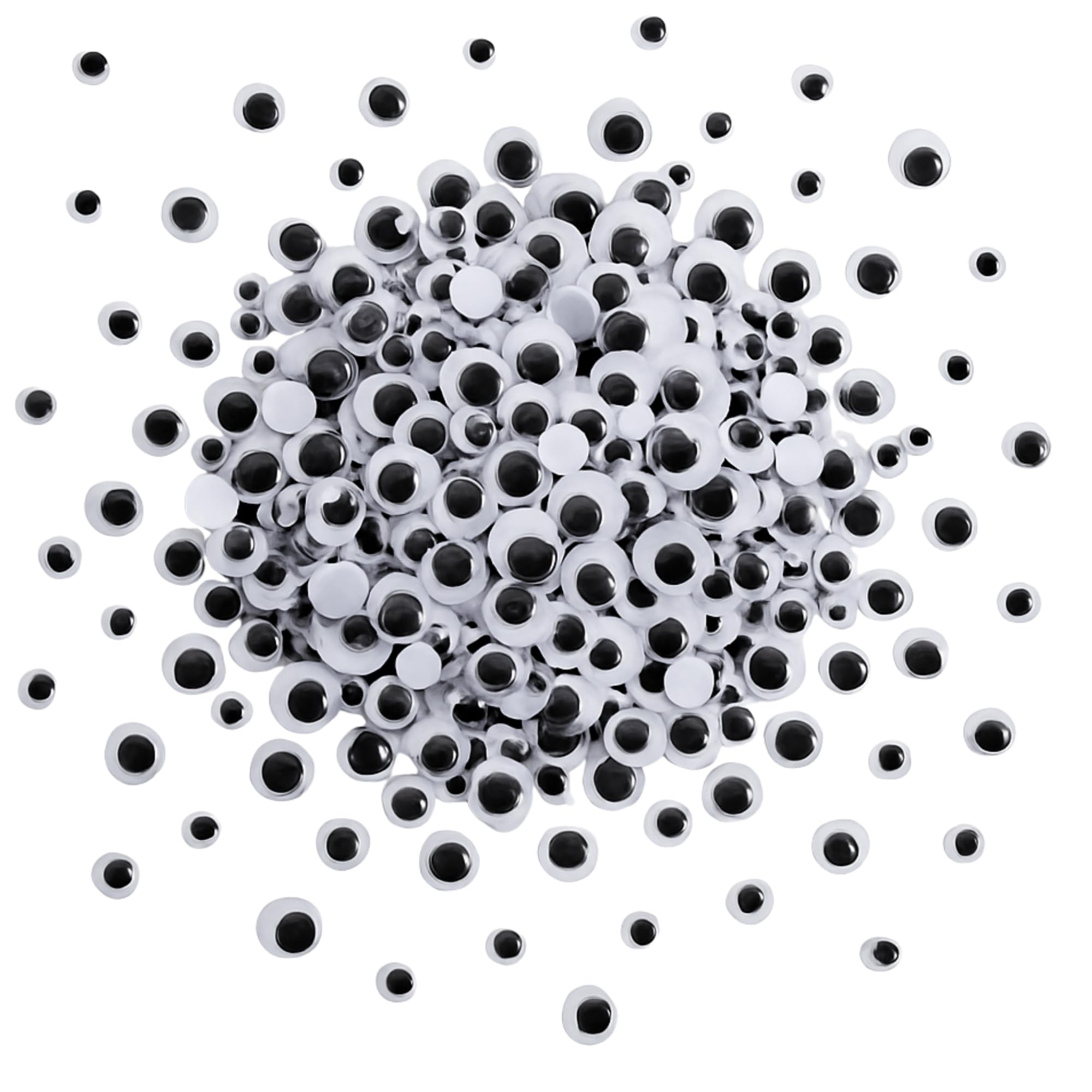 Googly Eyes Self Adhesive – 200 Stick On Eyes for Kids Crafts & Crafting Projects | Mixed 6–15mm Sizes