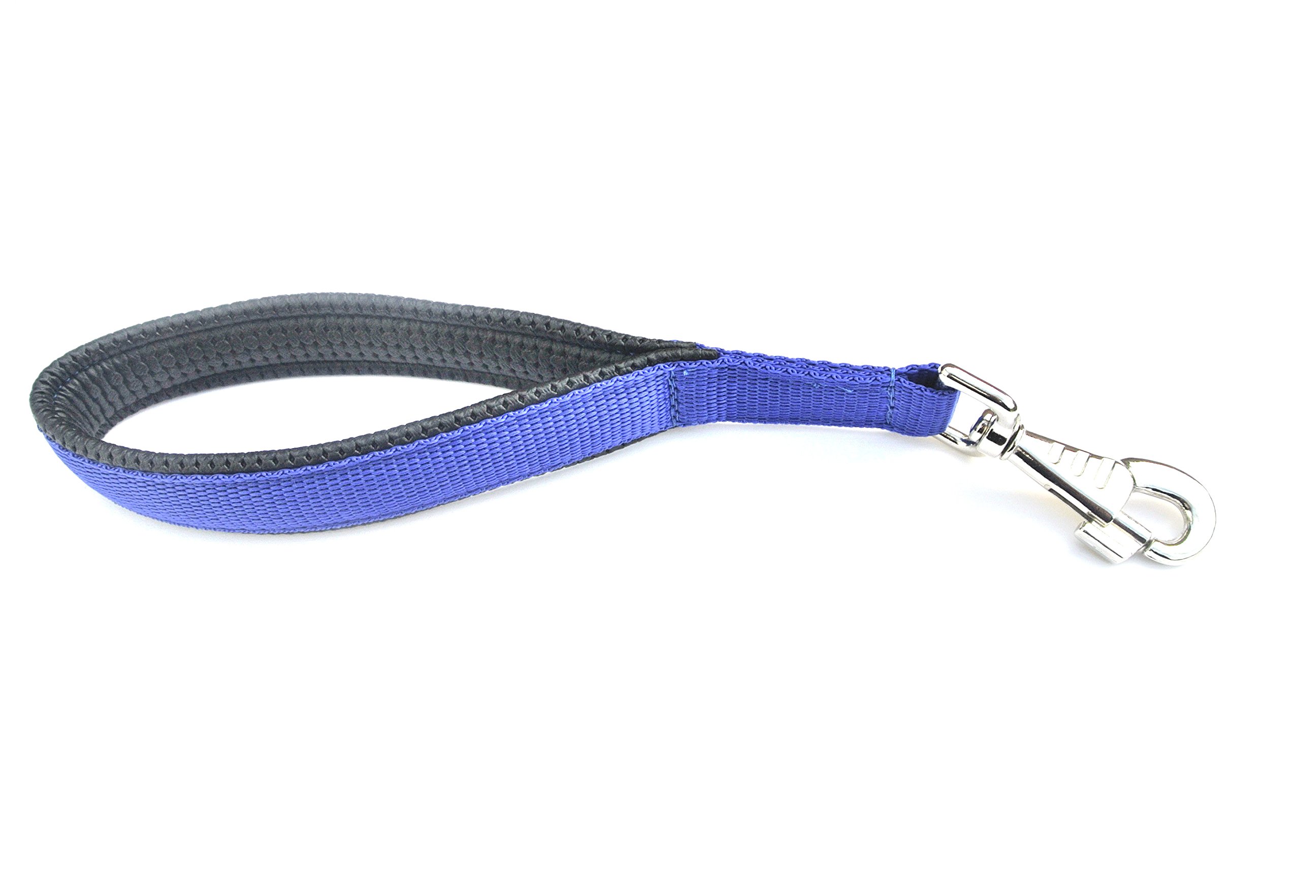 13" Short Close Control/Traffic Control Dog Lead With Padded Handle For Comfort In (Royal Blue) — image 1