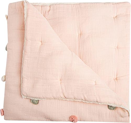 Vista 62 de Crane Baby Manta de algodón suave, 36 x 36 pulgadas, para niños y niñas, color crema Blanco