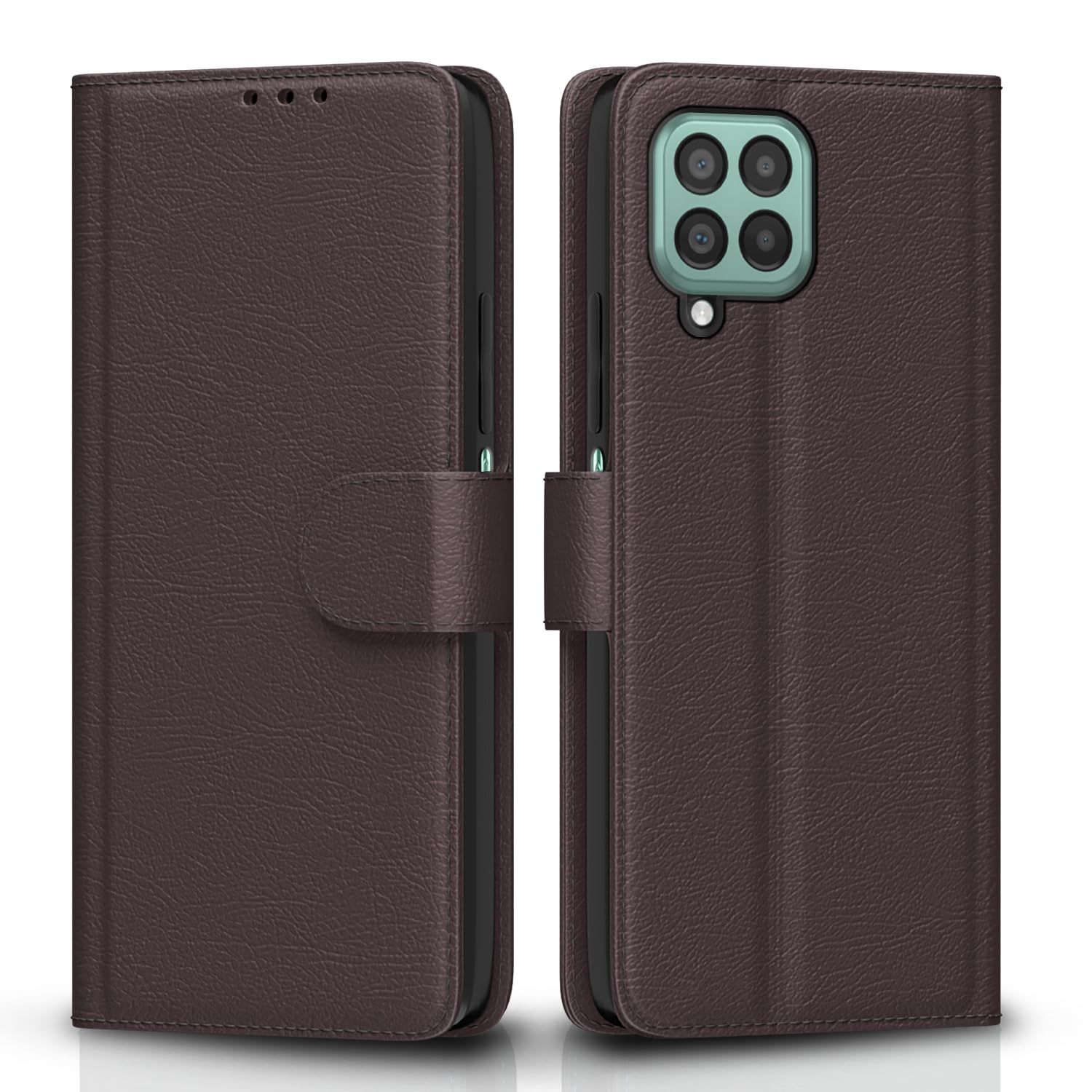 Samsung Galaxy M33 5G Flip Cover - Leather & Protection -1 Samsung Galaxy M33 5G Flip Cover - Leather & Protection -1