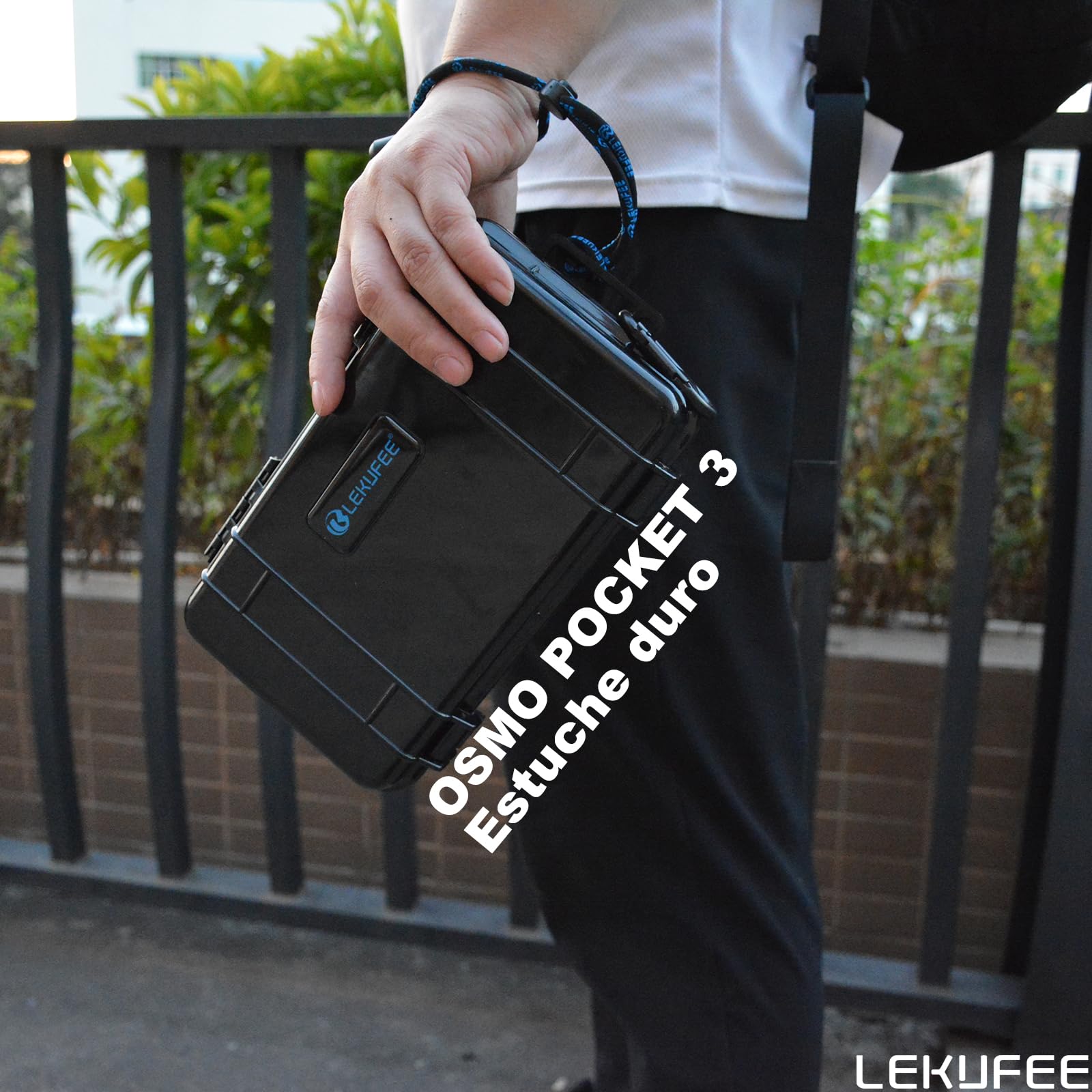 LEKUFEE Estuche Rígido Impermeable para dji Osmo Pocket 4, dji Pocket 3, Pack Estándar, Pack para Creadores, Pack Esencial y Accesorios (Bolsa Solamente)
