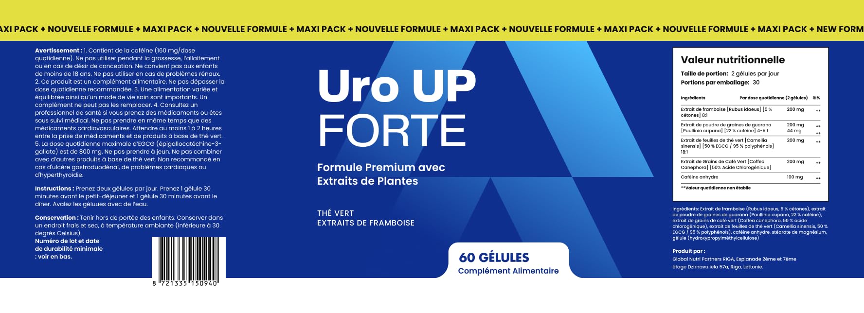 Formule végétale moderne inspirée par la nature, 60 capsules – 450 mg