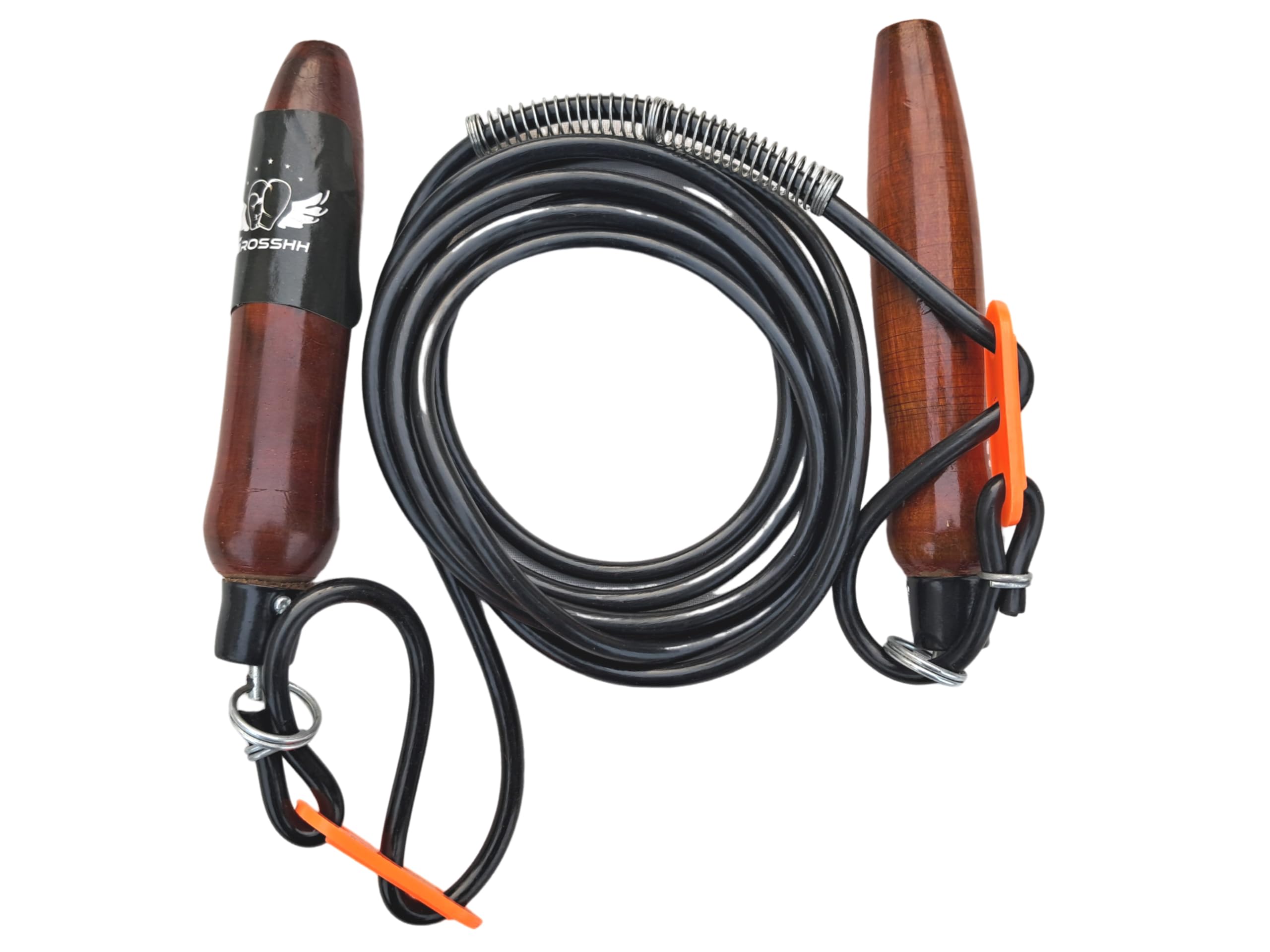 Grosshh Skipping Jumping Rope with Adjustable Height Speed - Wooden Skipping Rope for Kids and Girls, Gym Training, Exercise and Workout (Black) (B0CP2HYCNK) Amazon Price History, Amazon Price Tracker