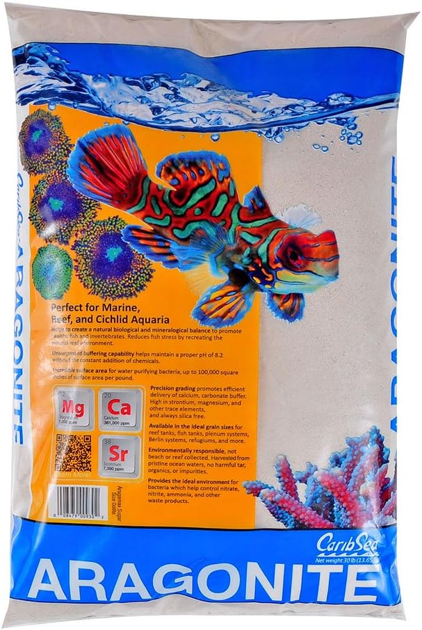 Carib Sea ACS00930 Aragamax Sand for Aquarium, 30-Pound