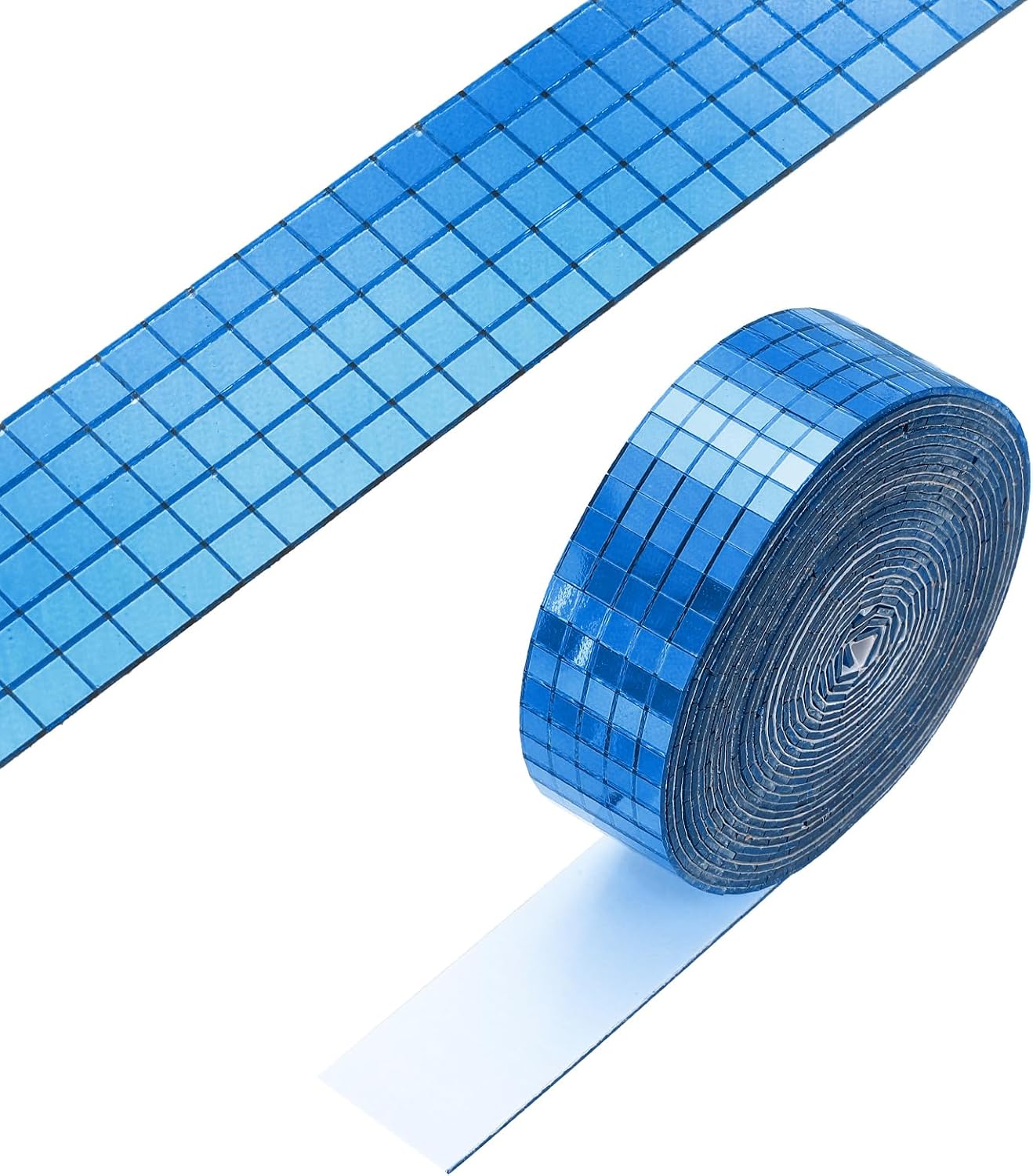PATIKIL 3600 Mosaïques Miroir Autocollantes Bleu
